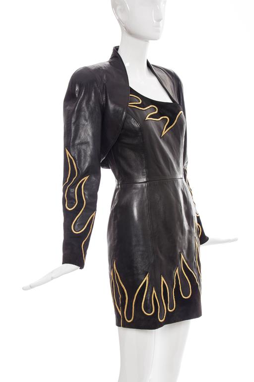 black gauze maxi dress FLAME SLIT MINI DRESS