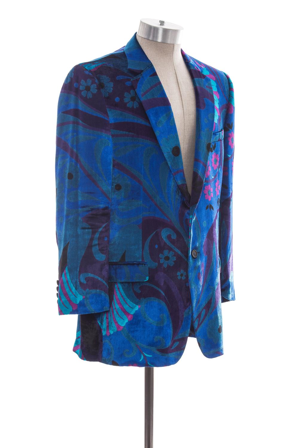 Gucci By Tom Ford Men's Floral Silk Velvet Blazer, Circa 1994 at 1stdibs