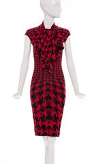 Alexander McQueen " The Horn of Plenty Collection " Houndstooth Dress, Fall 2009