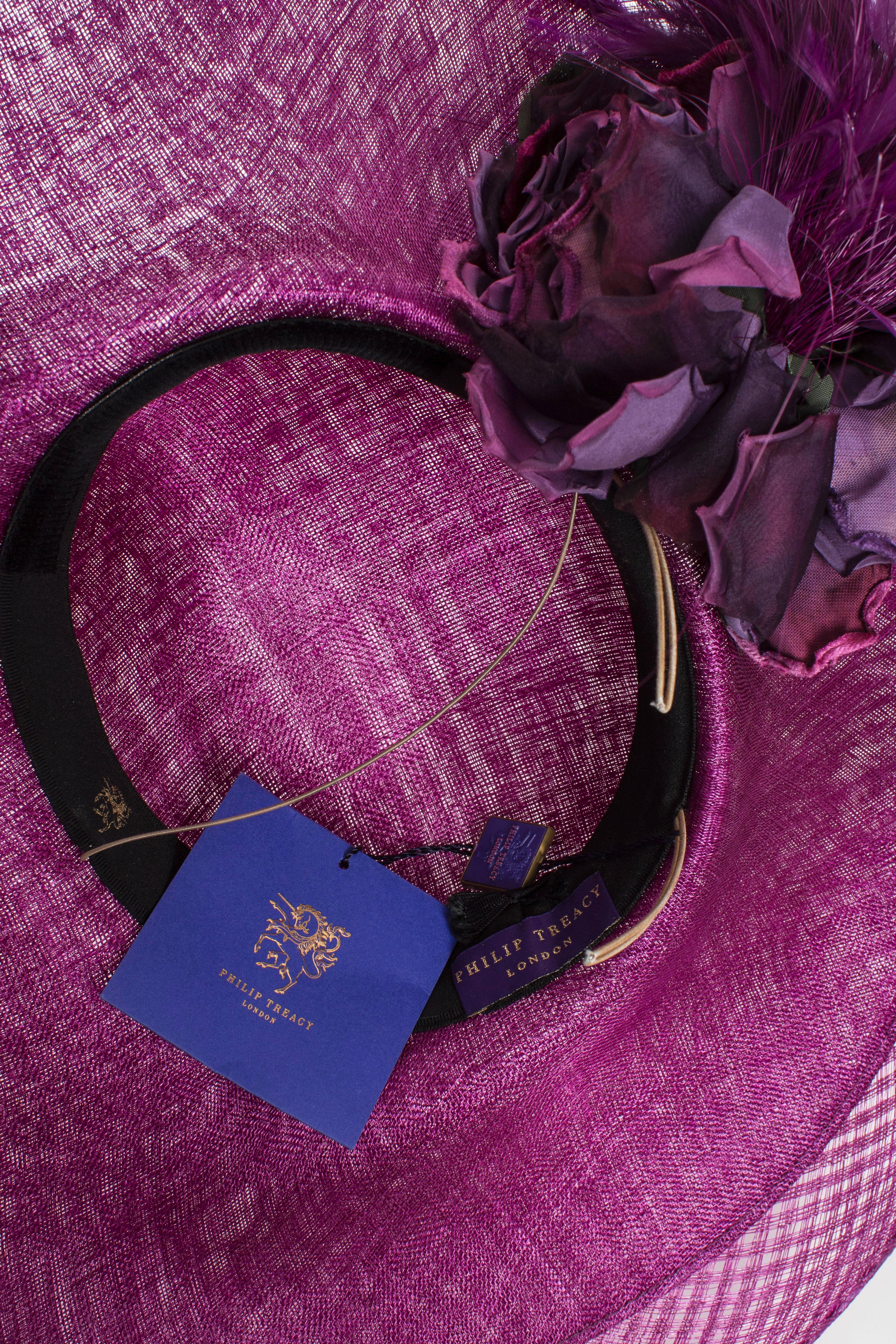 Philip Treacy Sinamay Beistellhut aus Schilfrohr 5