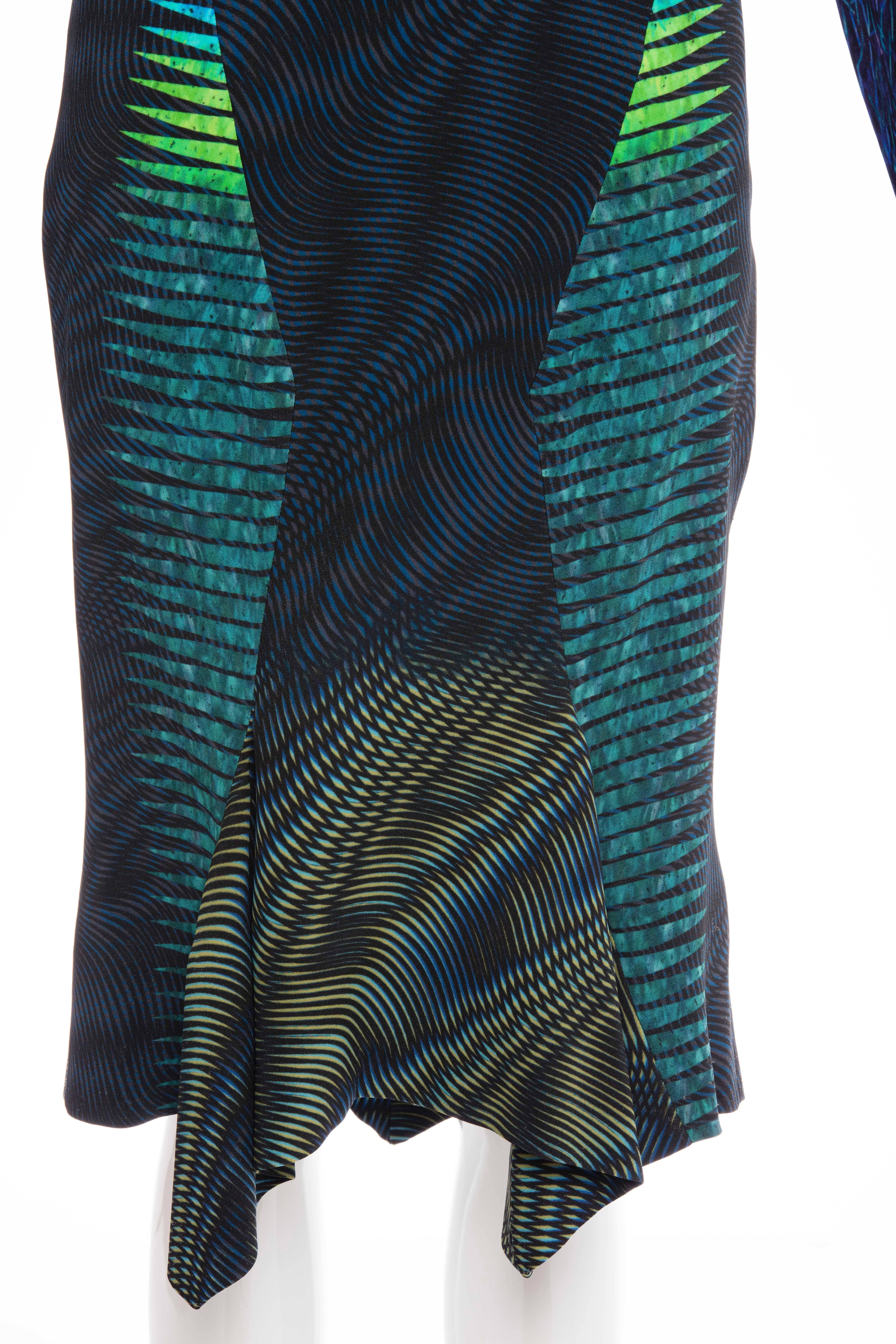 Peter Pilotto Graphic Printed Skirt Suit, Fall 2012 For Sale 1
