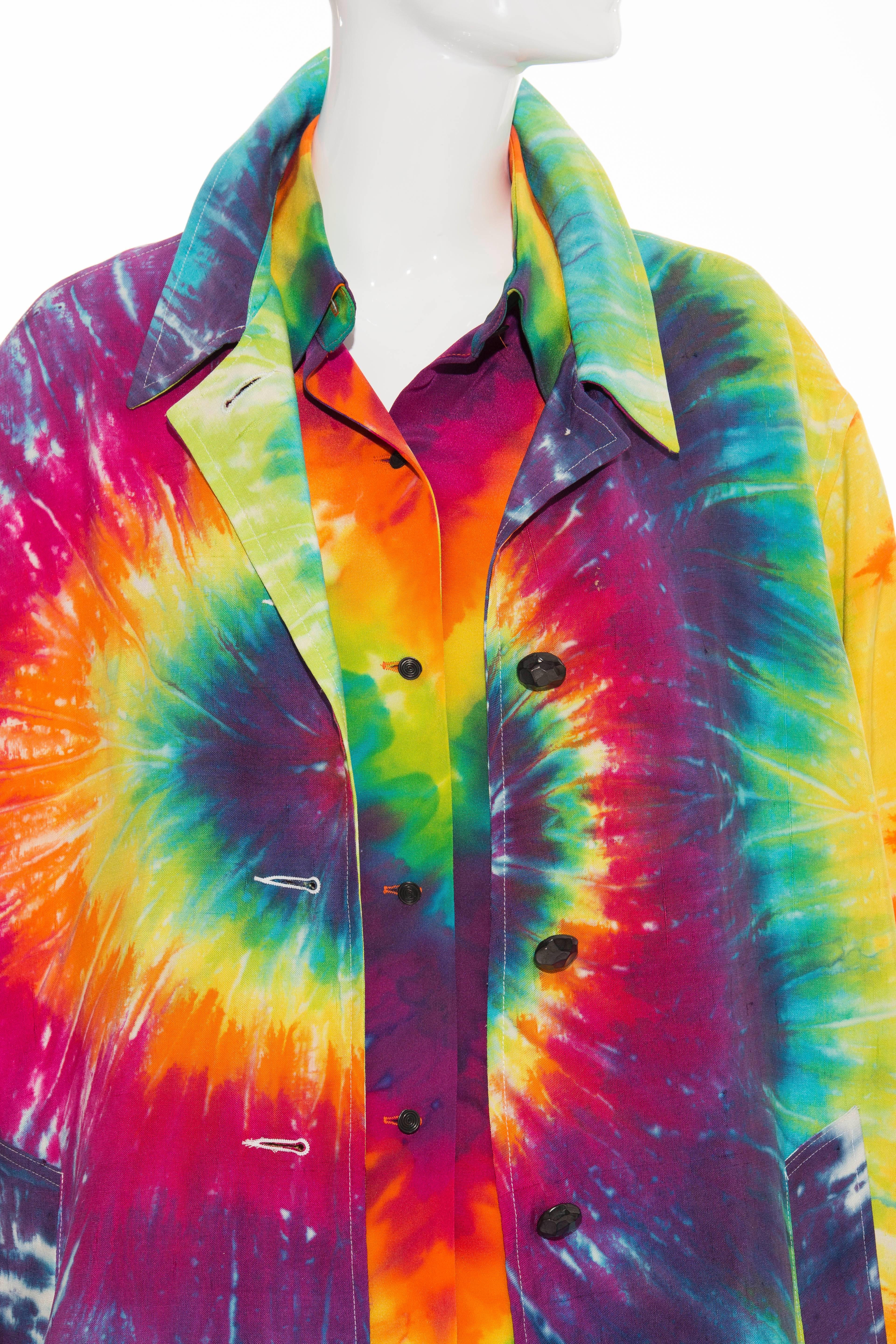 Todd Oldham Tie-Dye Jacke und Bluse:: Frühjahr 1994 2
