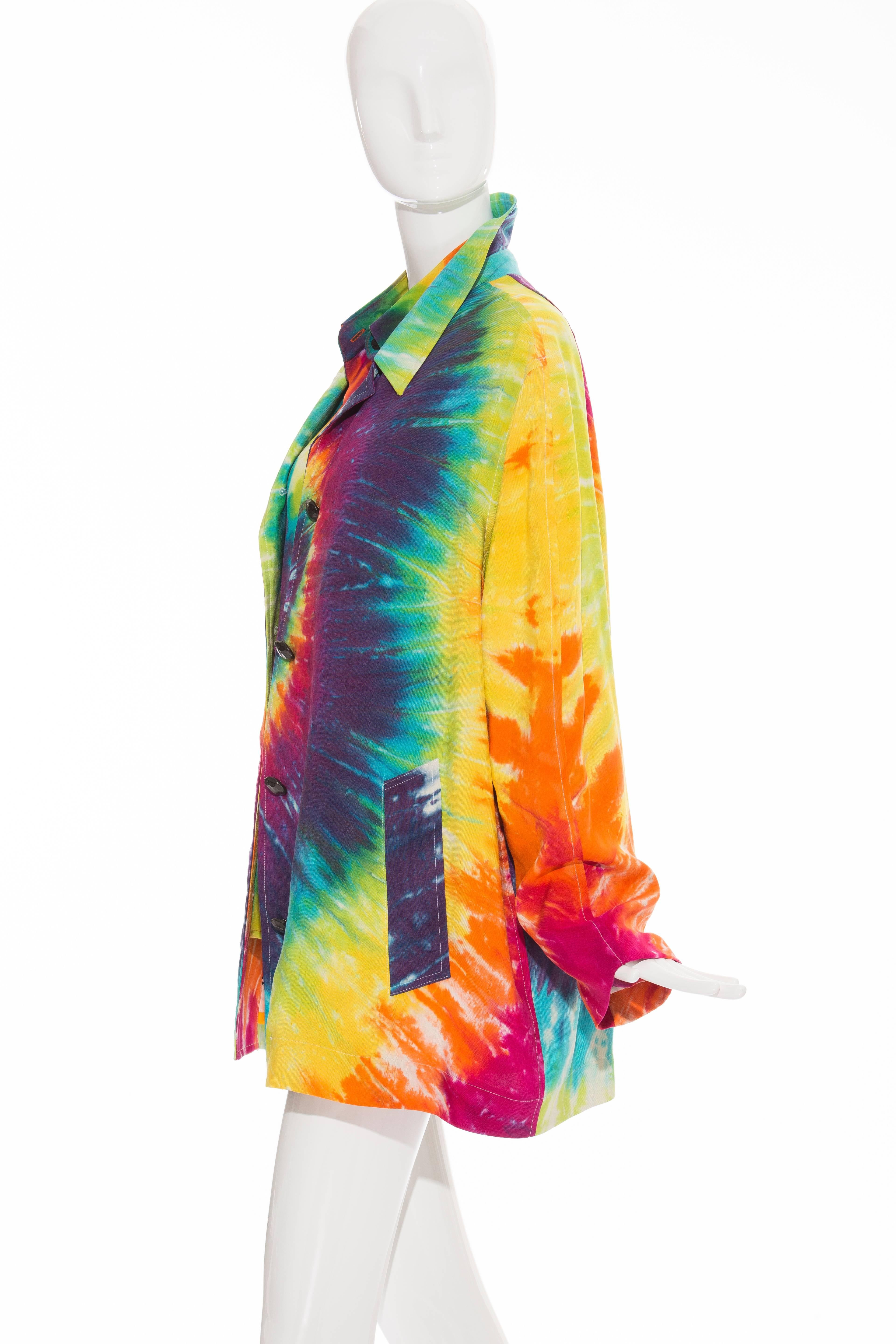 Todd Oldham Tie-Dye Jacket And Blouse, Spring 1994 1