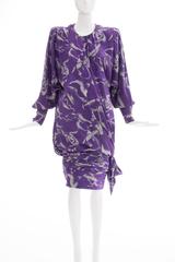 Emanuel Ungaro Runway Haute Couture Balloon Collection Dress Fall, Circa: 1980's