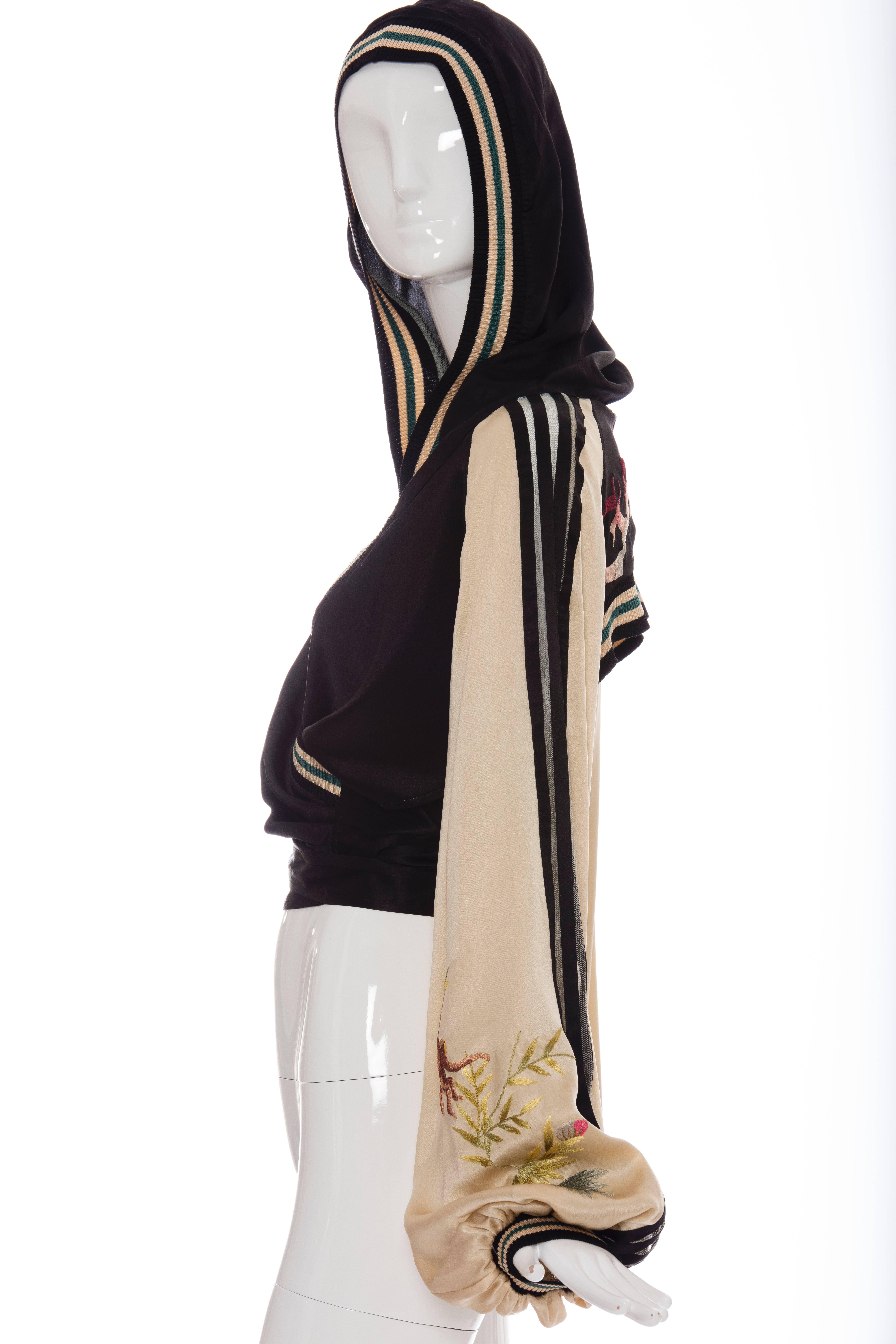 Jean Paul Gaultier Embroidered Silk Bolero Jacket, Spring 2007 In Excellent Condition In Cincinnati, OH