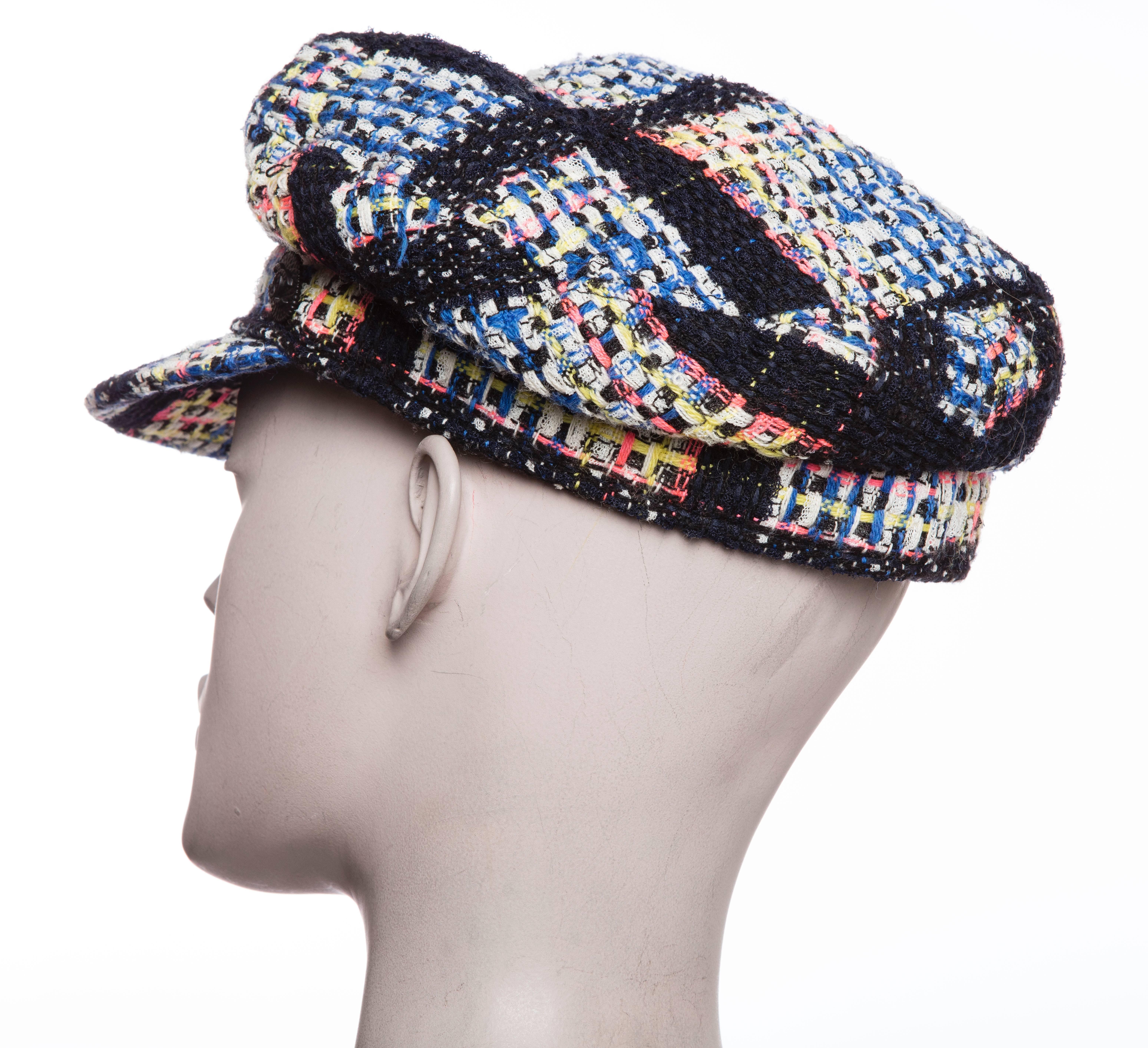 Chanel Newsboy-Mütze aus Tweed 1