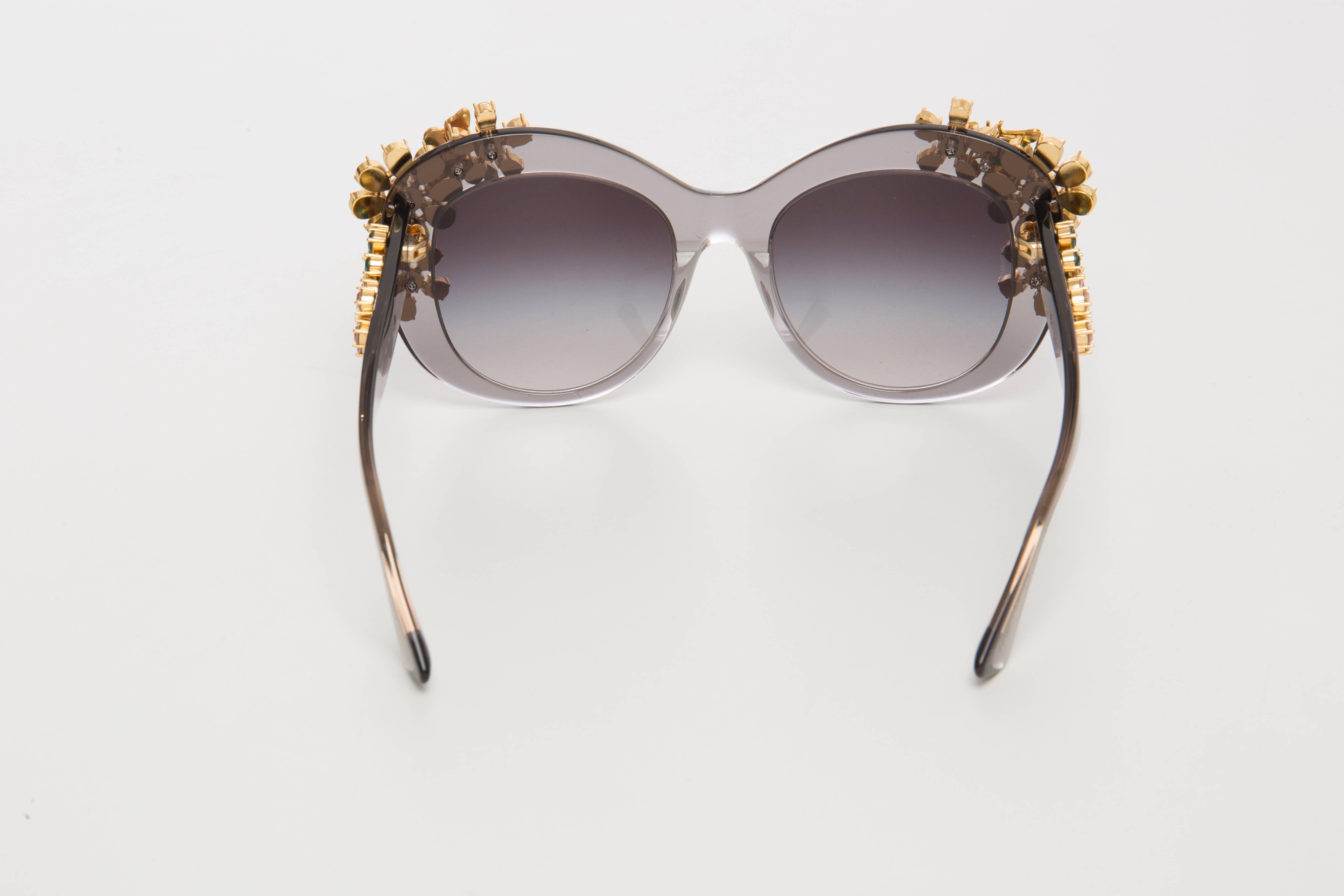 Dolce & Gabbana Enchanted Beauties Collection Sunglasses, Spring - Summer 2015 In Excellent Condition In Cincinnati, OH