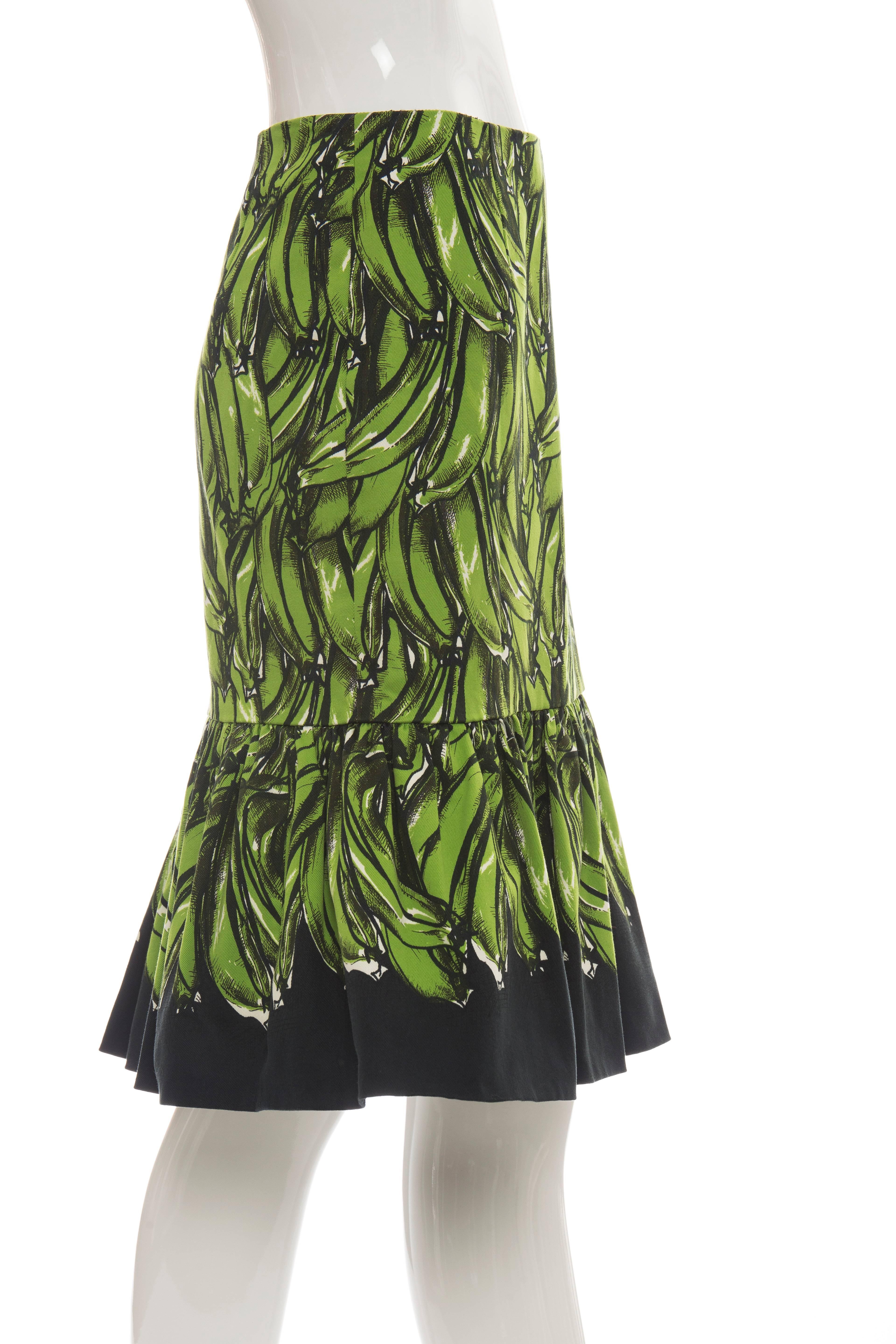 prada banana dress
