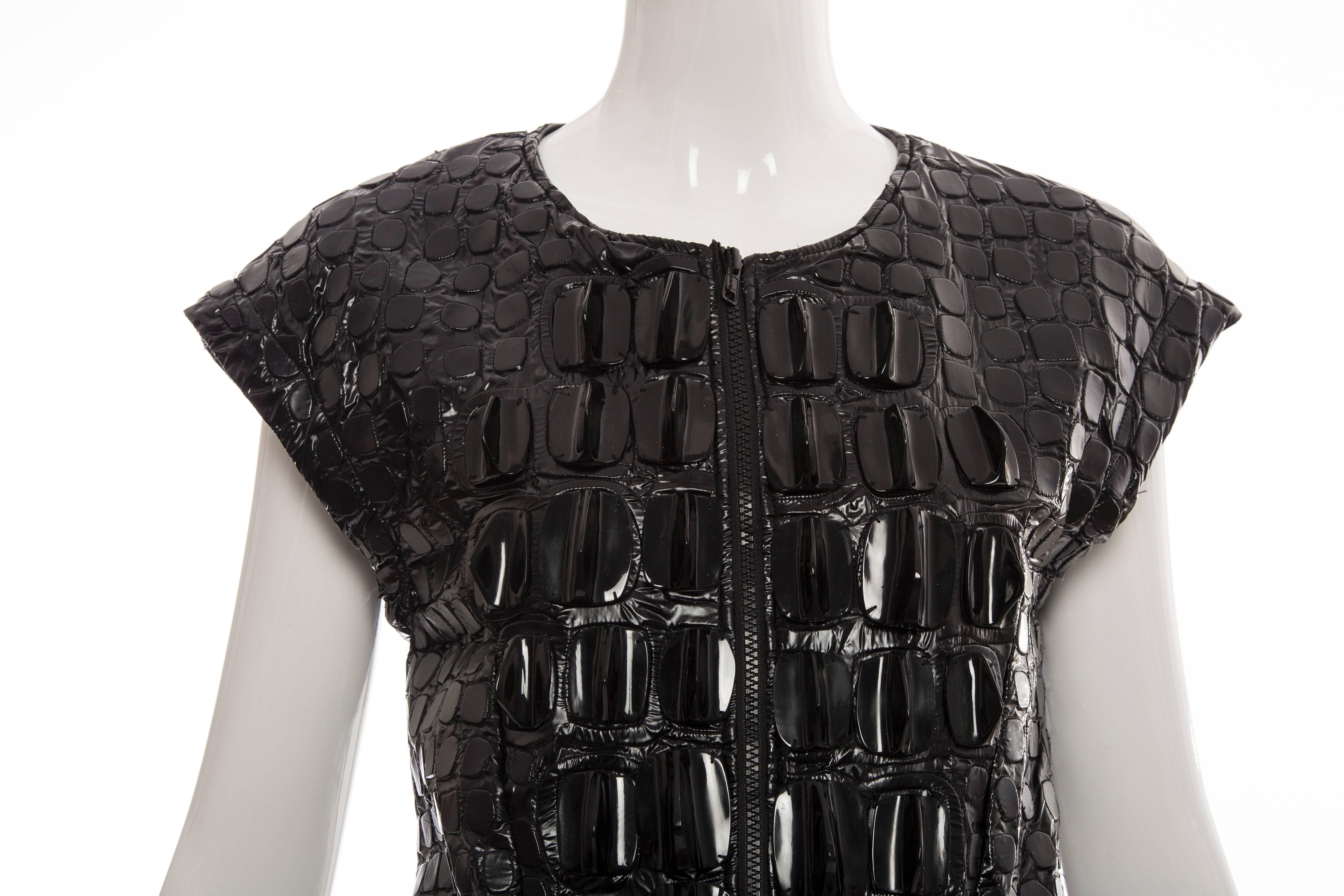K T Z  Jumpsuit With Nylon Embroidered 3D Crocodile Skin, Spring 2015  For Sale 3