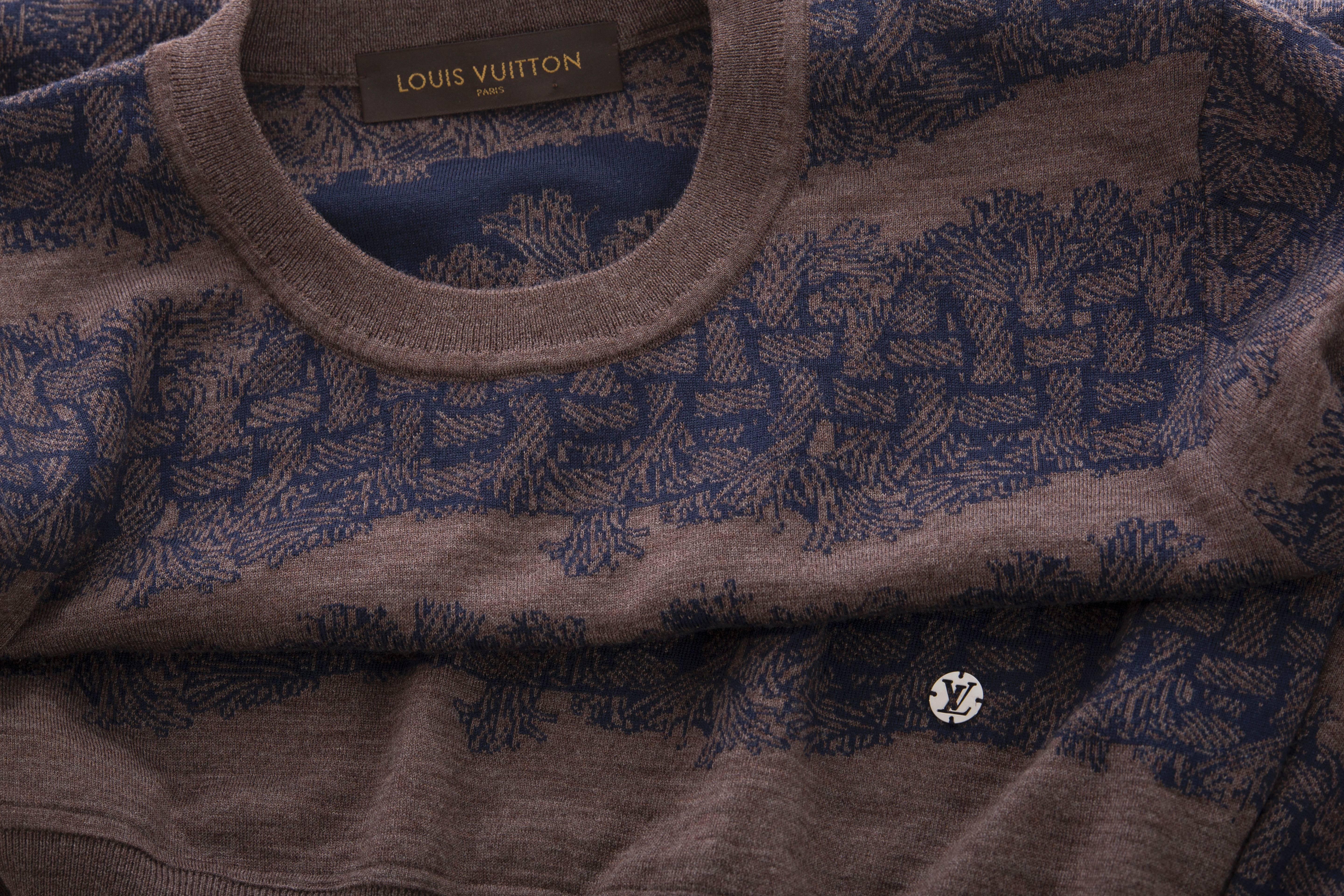 Louis Vuitton Christopher Nemeth Men's Wool Rope Pattern Sweater, Fall 2015 1