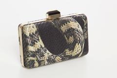 Lanvin By Alber Elbaz Python Print Minaudiere Clutch, Spring - Summer 2012