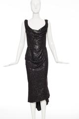 Vivienne Westwood Gold Label Black Sequined Evening Dress, Autumn - Winter 2011