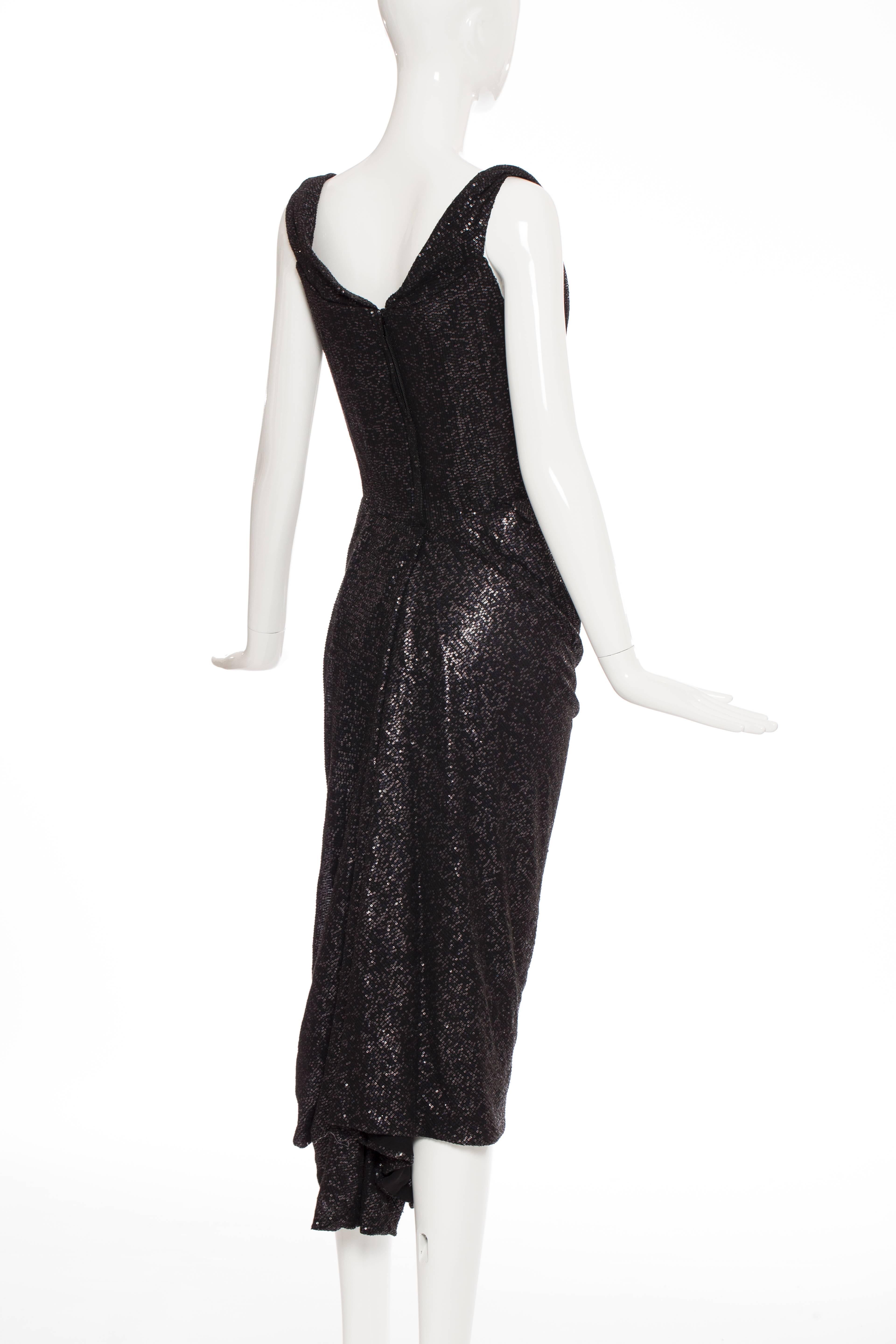 Vivienne Westwood Gold Label Black Sequined Evening Dress, Autumn - Winter 2011 3