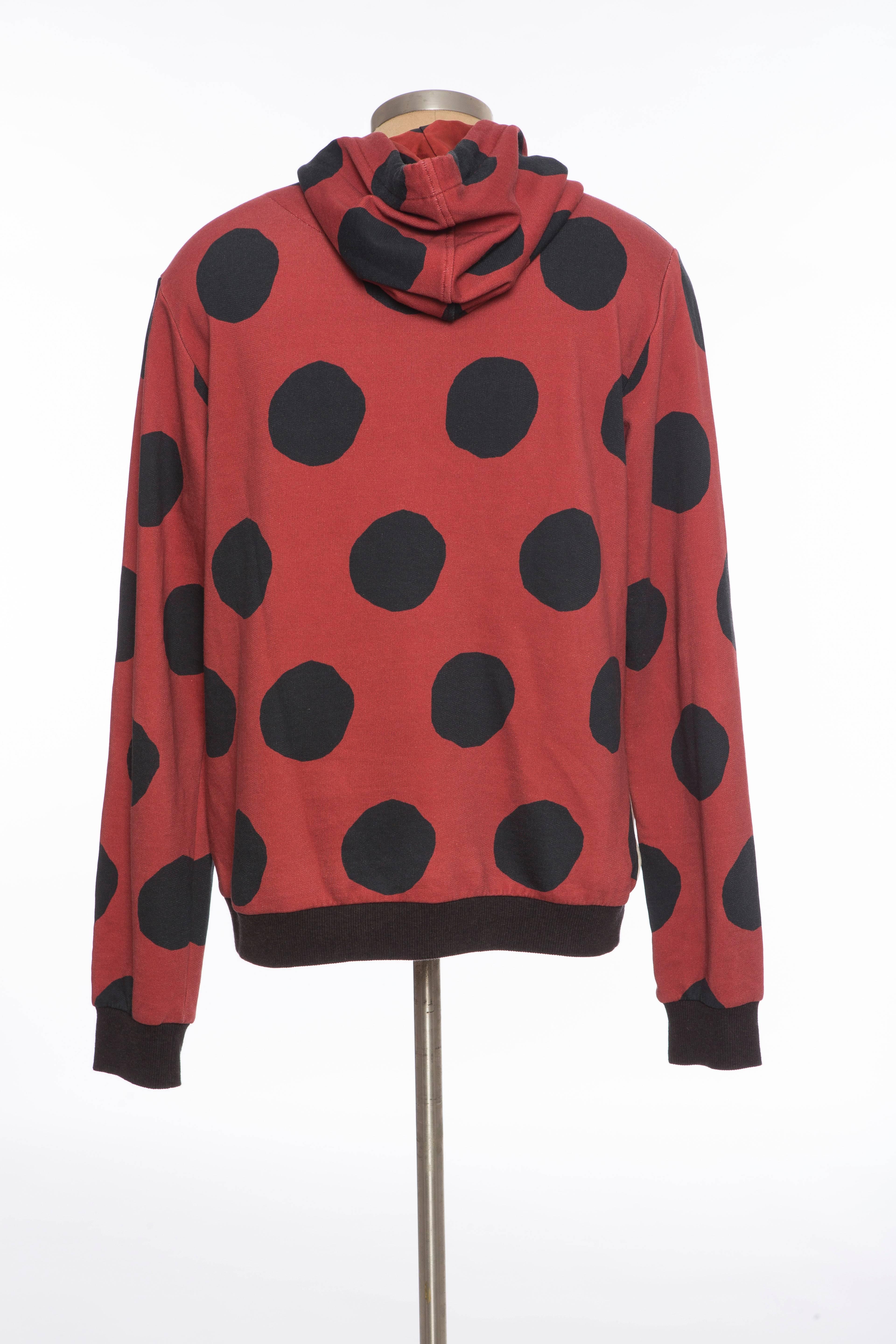 Brown Dolce & Gabbana Men's Cotton Bull Print Sweatshirt, Spring - Summer 2015