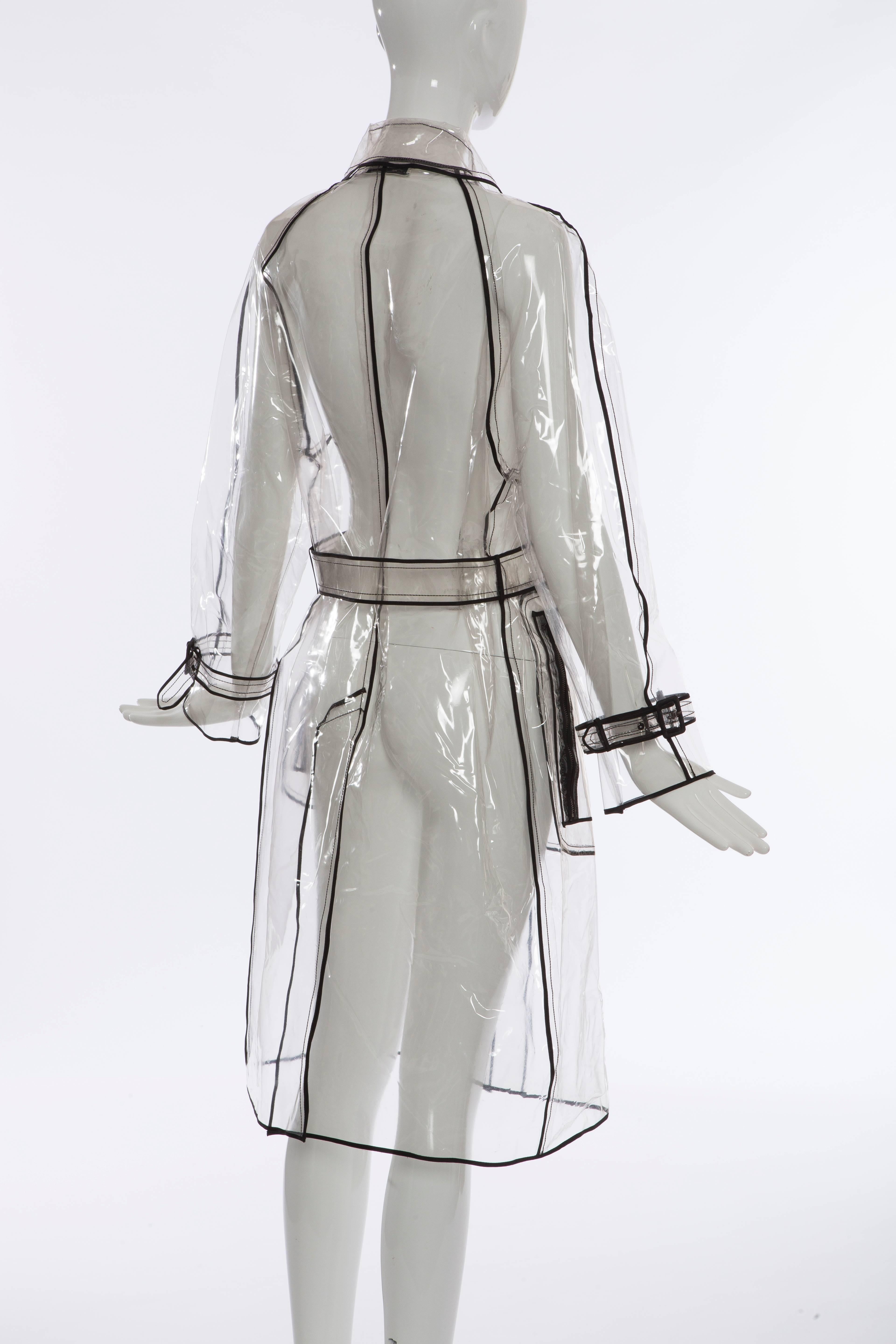 Prada Transparent PVC Rain Coat, Autumn / Winter 2002 - 2003 In Excellent Condition In Cincinnati, OH