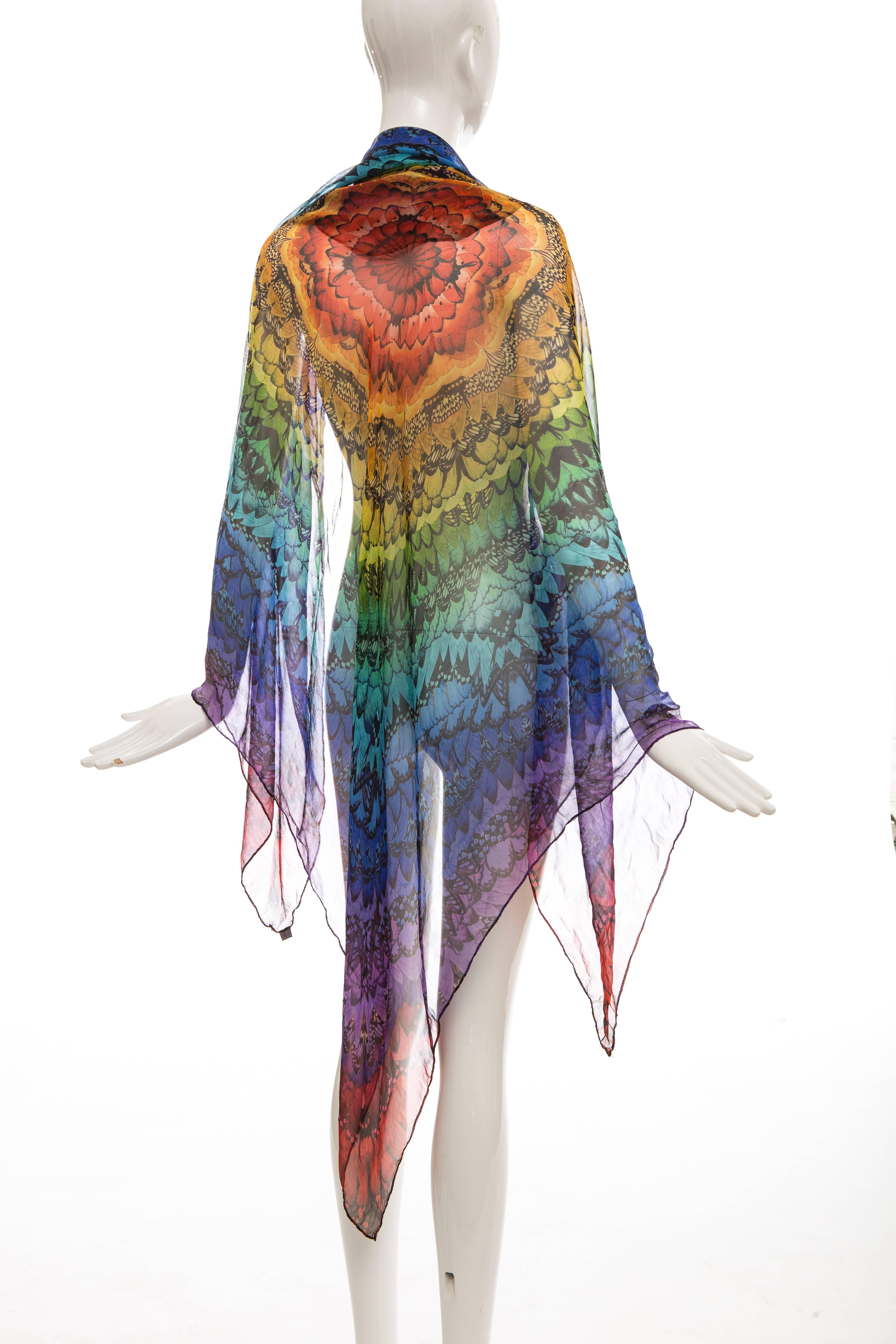 alexander mcqueen scarf butterfly