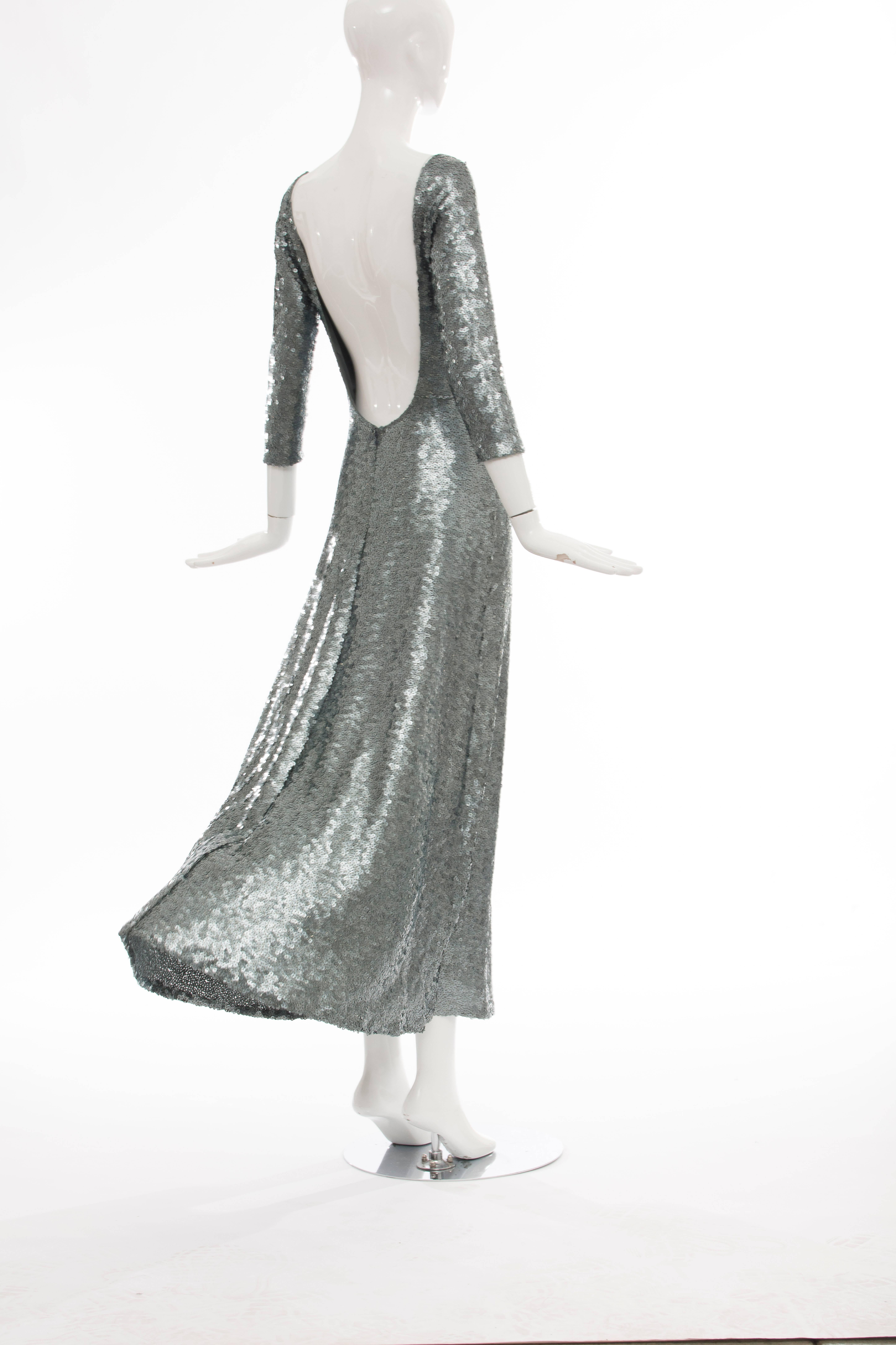 Marc Jacobs Sequin Evening Dress Vogue Cover, Fall 2013 In Excellent Condition In Cincinnati, OH