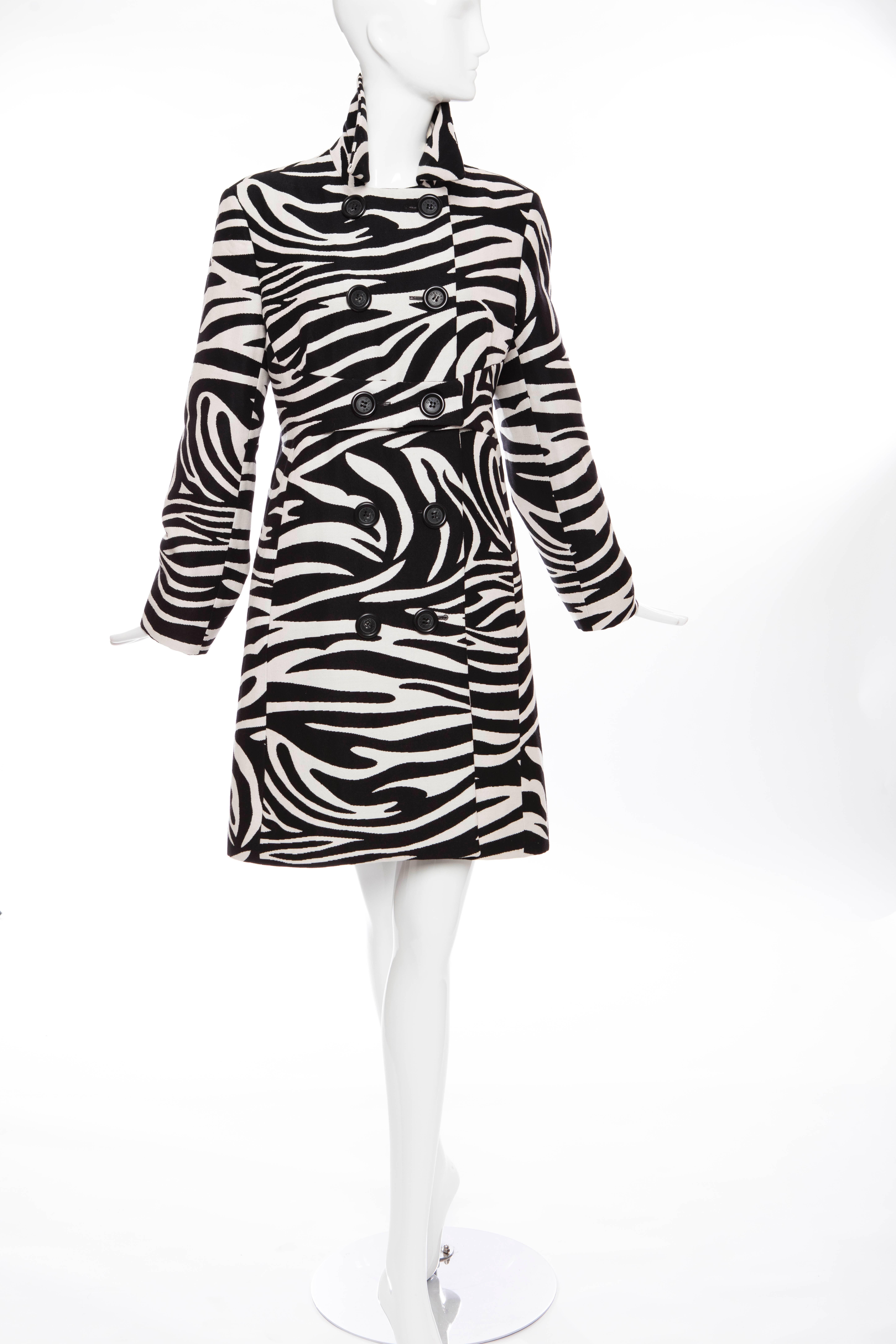 michael kors zebra coat