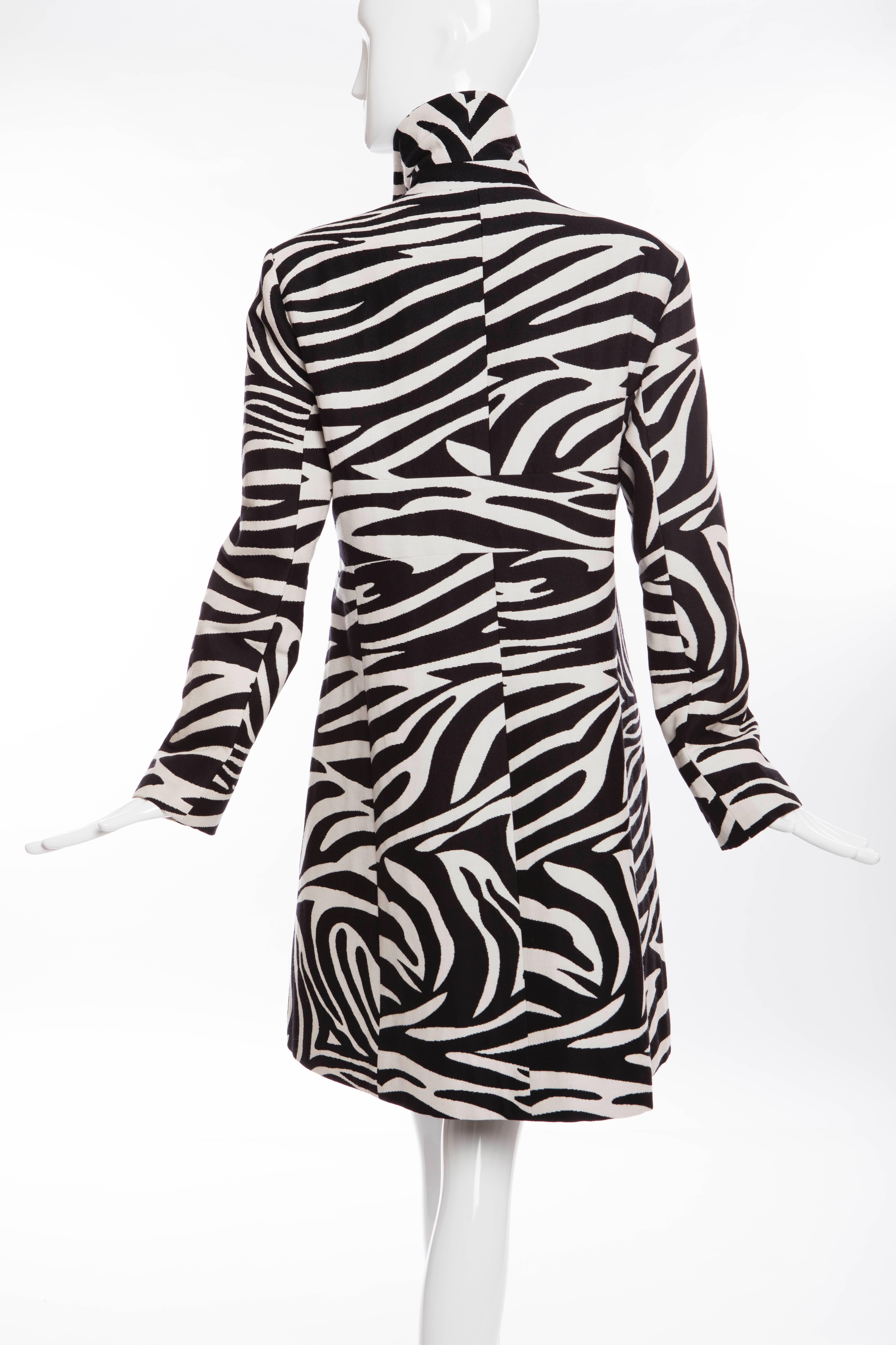 zebra print coats
