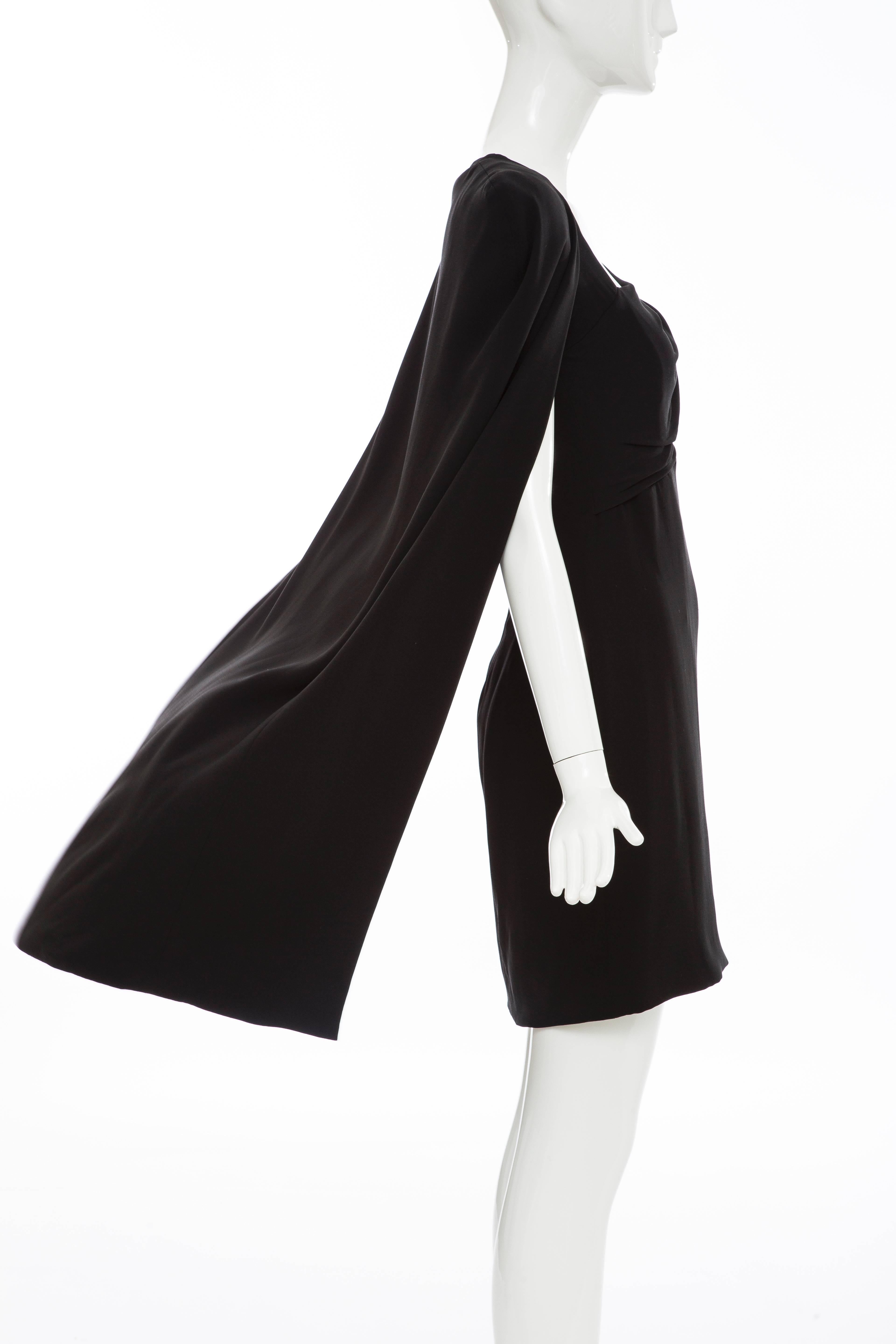 tom ford cape dress