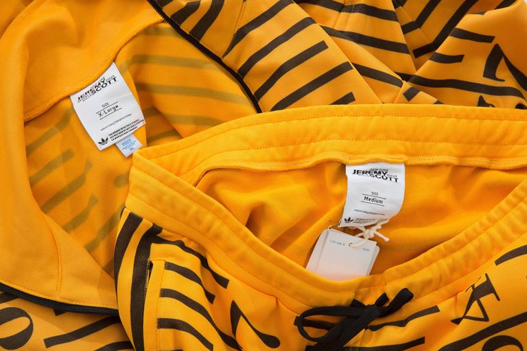 Jeremy Scott For Adidas Men's Tape Measure Tracksuit For Sale at 1stdibs