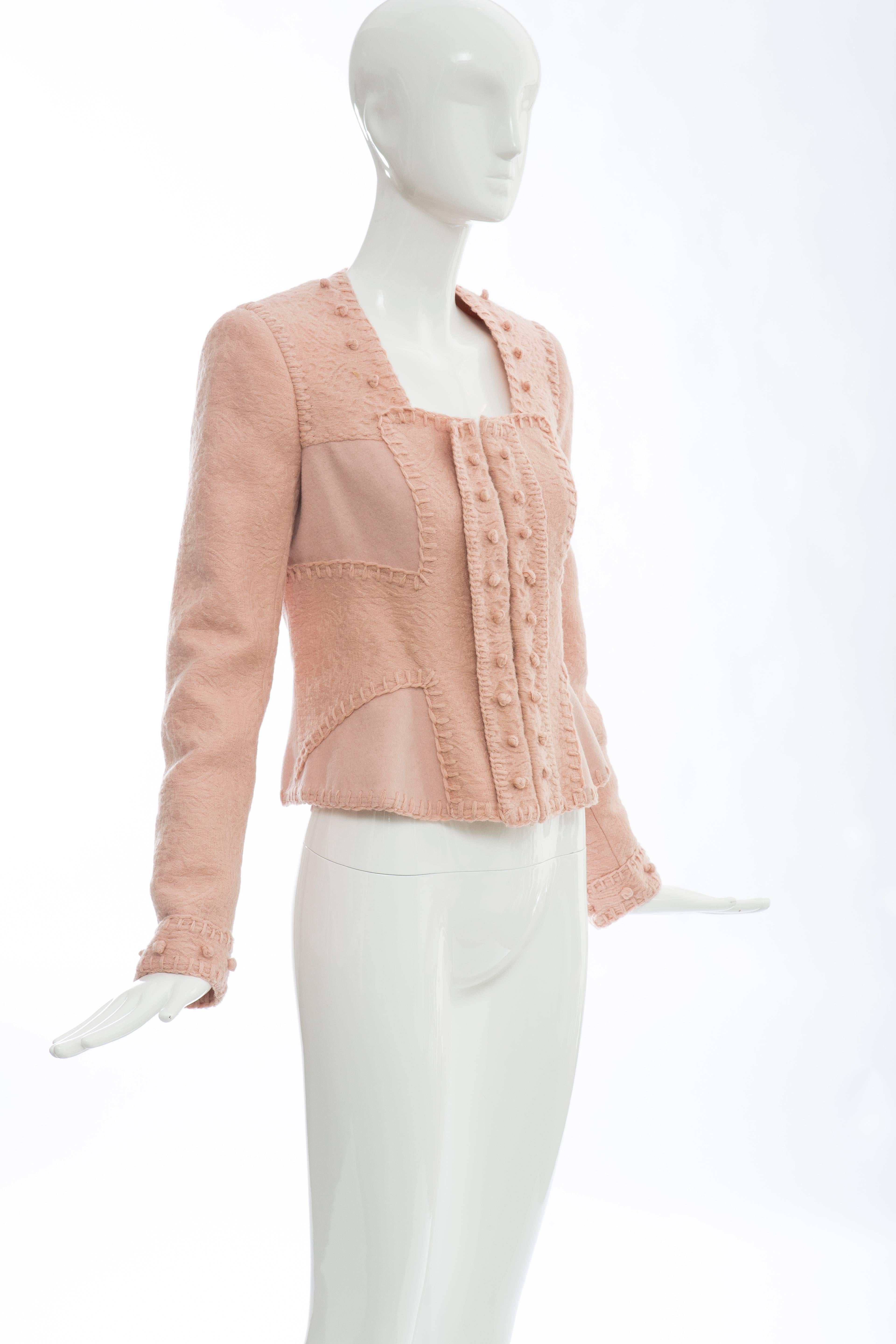 Women's Yves Saint Laurent By Stefano Pilati Wool Jacket, Autumn - Winter 2005 For Sale