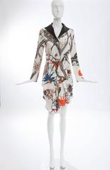 Nicolas Ghesquière For Balenciaga Silk Iguana Floral Print Dress, Fall 2011
