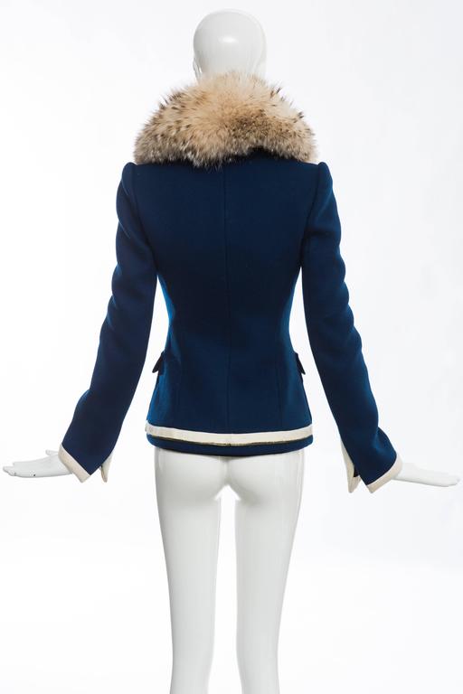 ジャケット・アウター BALENCIAGA fur coat navy F ジャケット・アウター BALENCIAGA fur coat navy F ジャケット