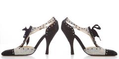 Tom Ford For Yves Saint Laurent Runway Crystal Spectator Heels, Spring 2004