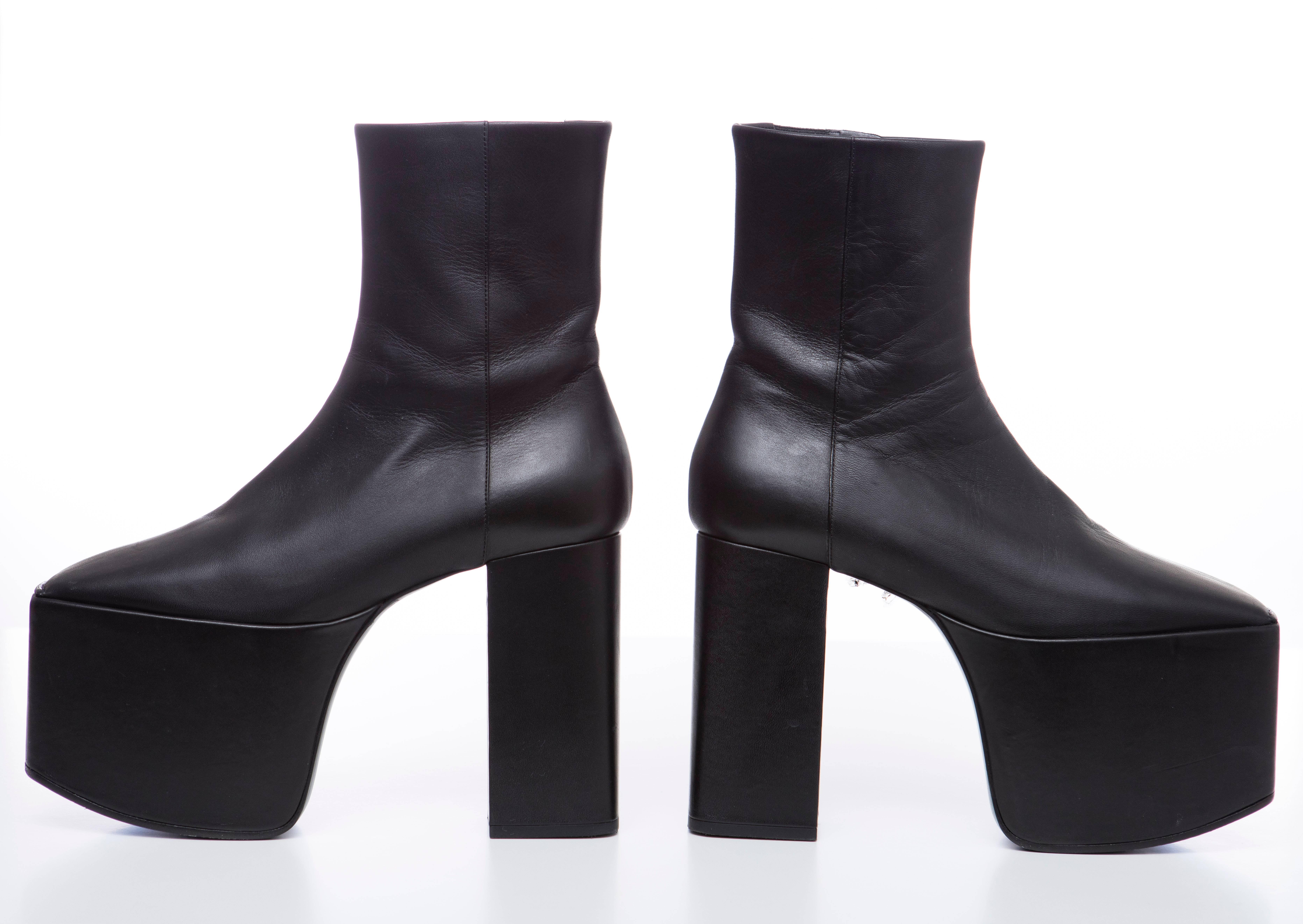 balenciaga platform boots