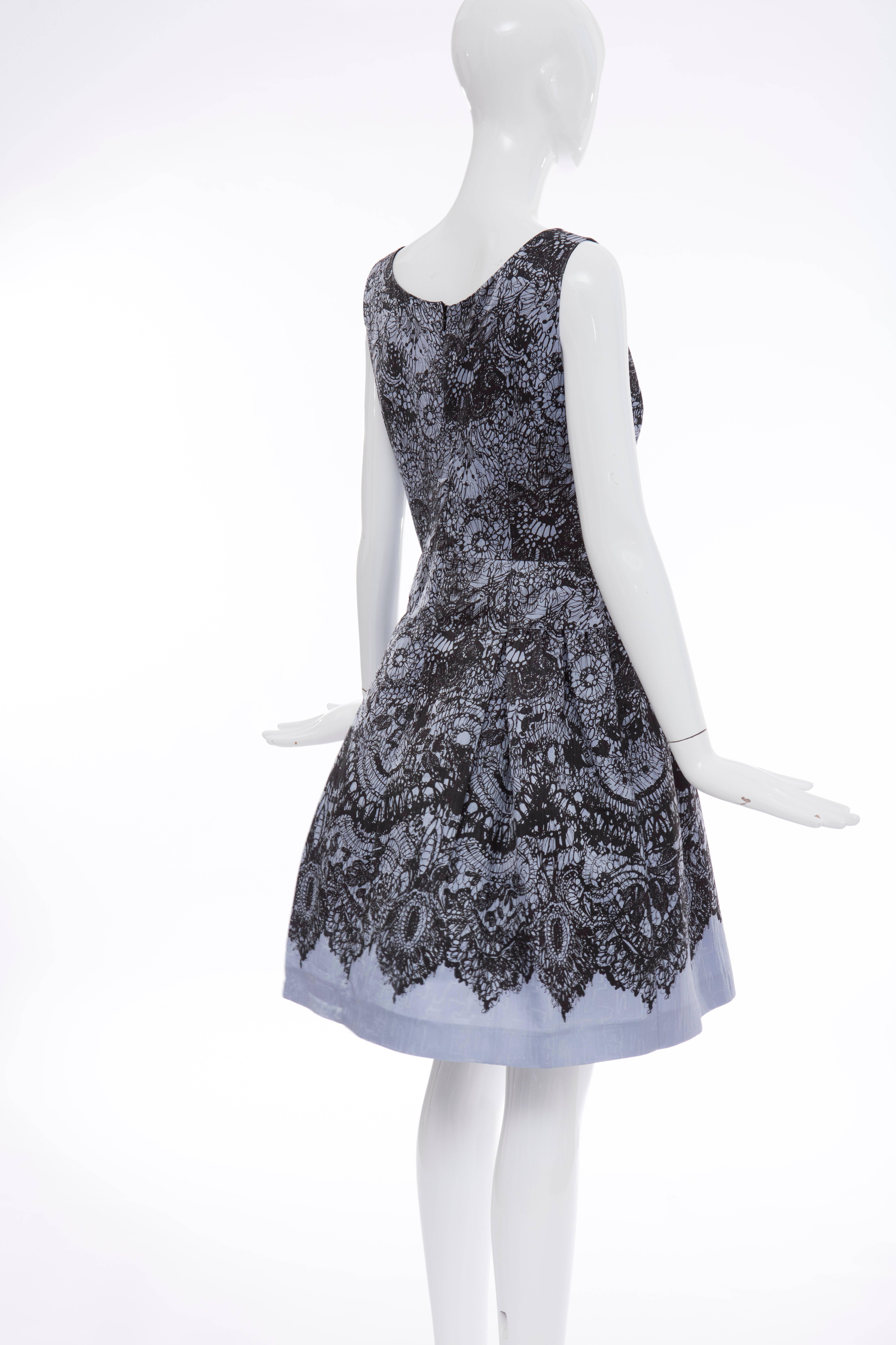 Prada Printed Viscose Silk Nylon Sleeveless Dress, Circa 2011 For Sale 2