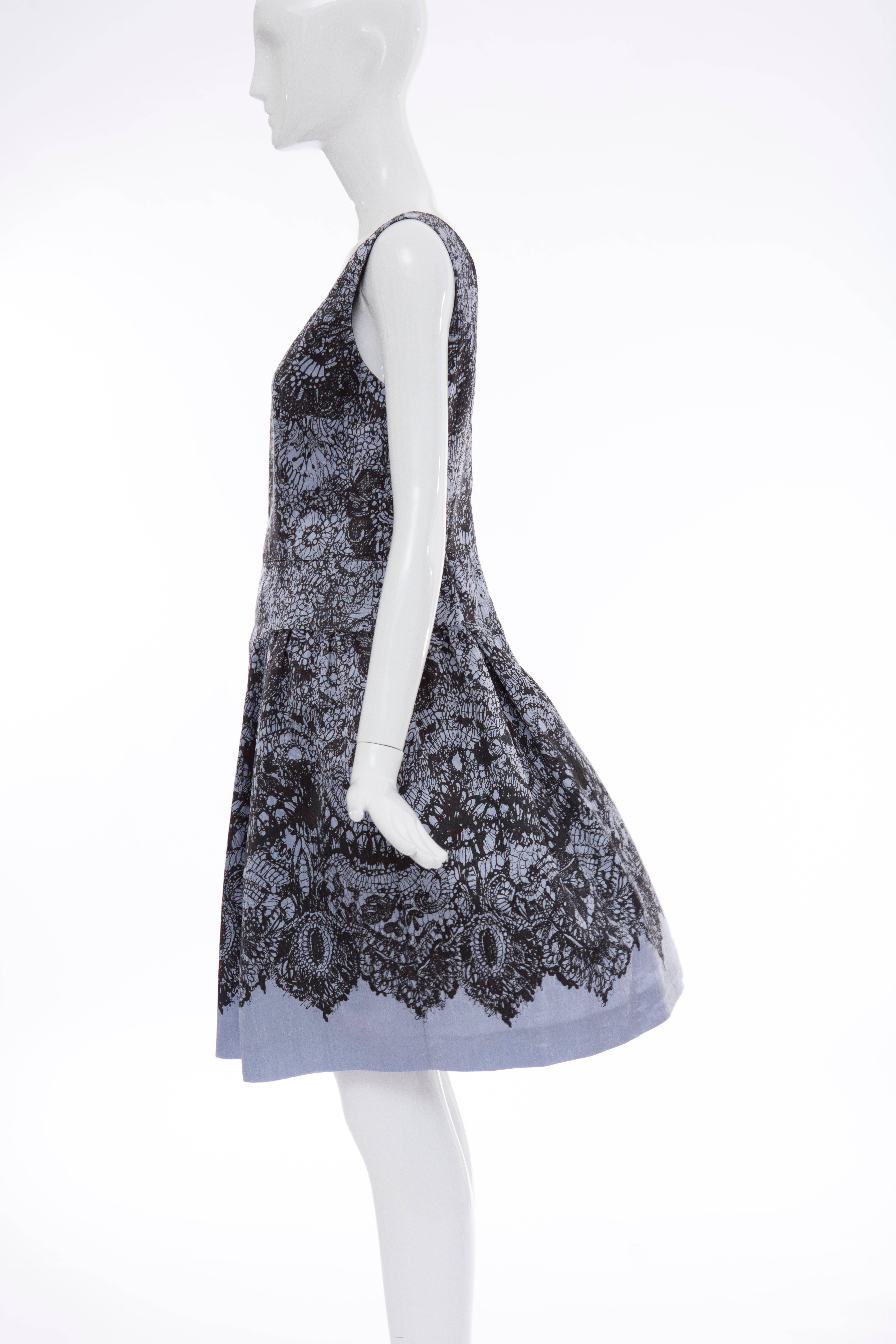 Prada Printed Viscose Silk Nylon Sleeveless Dress, Circa 2011 For Sale 3