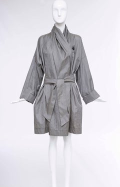 Issey Miyake Houndstooth Trench Coat Metropolitan of Art Collection, Circa 1985