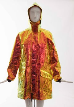 Wanda Nylon Iridescent Metallic Foil Hooded Parka, Autumn - Winter 2014