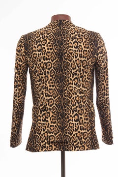 Givenchy Riccardo Tisci Men's Runway Cotton Leopard Blazer, Spring 2011