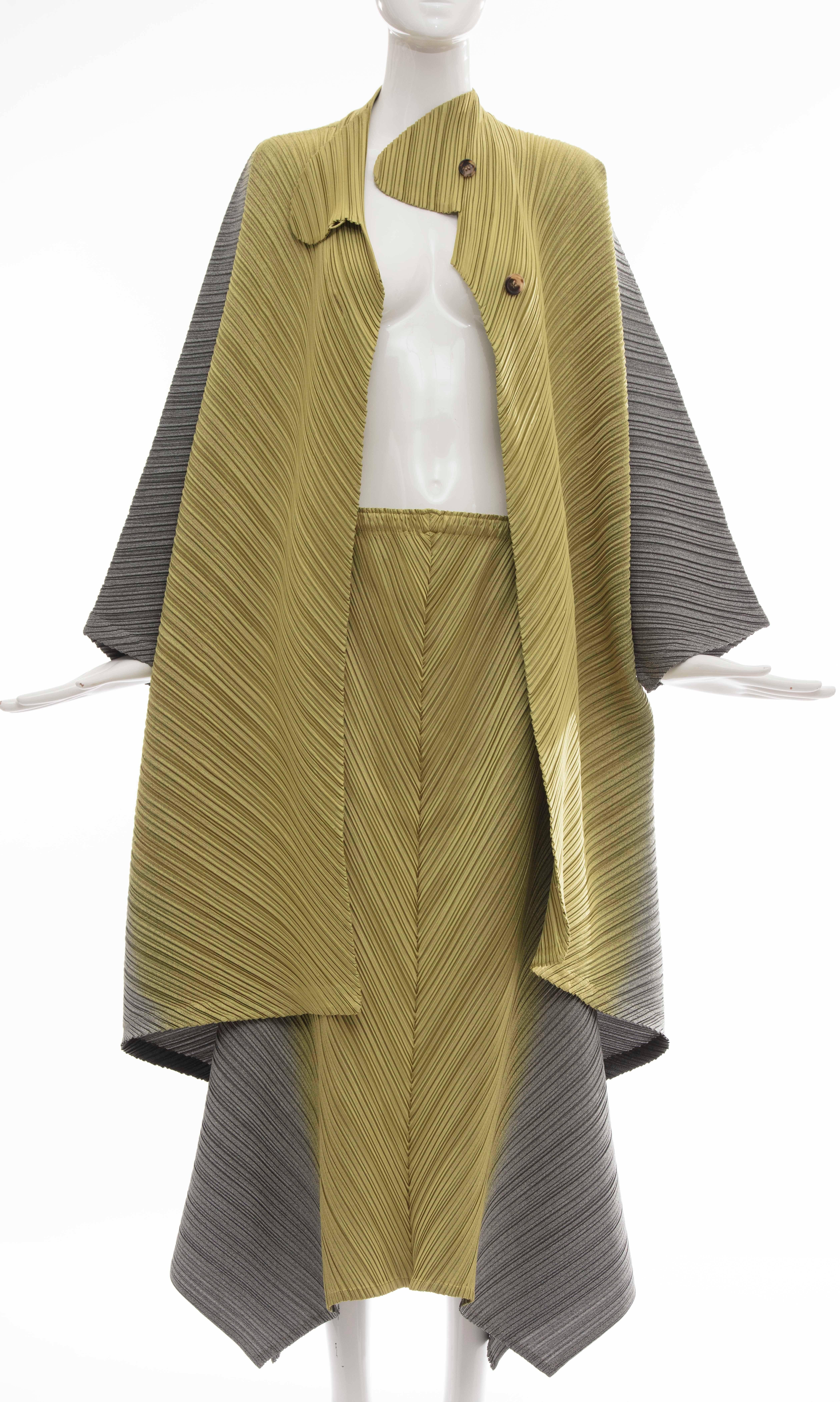 Issey Miyake Plisse Skirt Suit 3