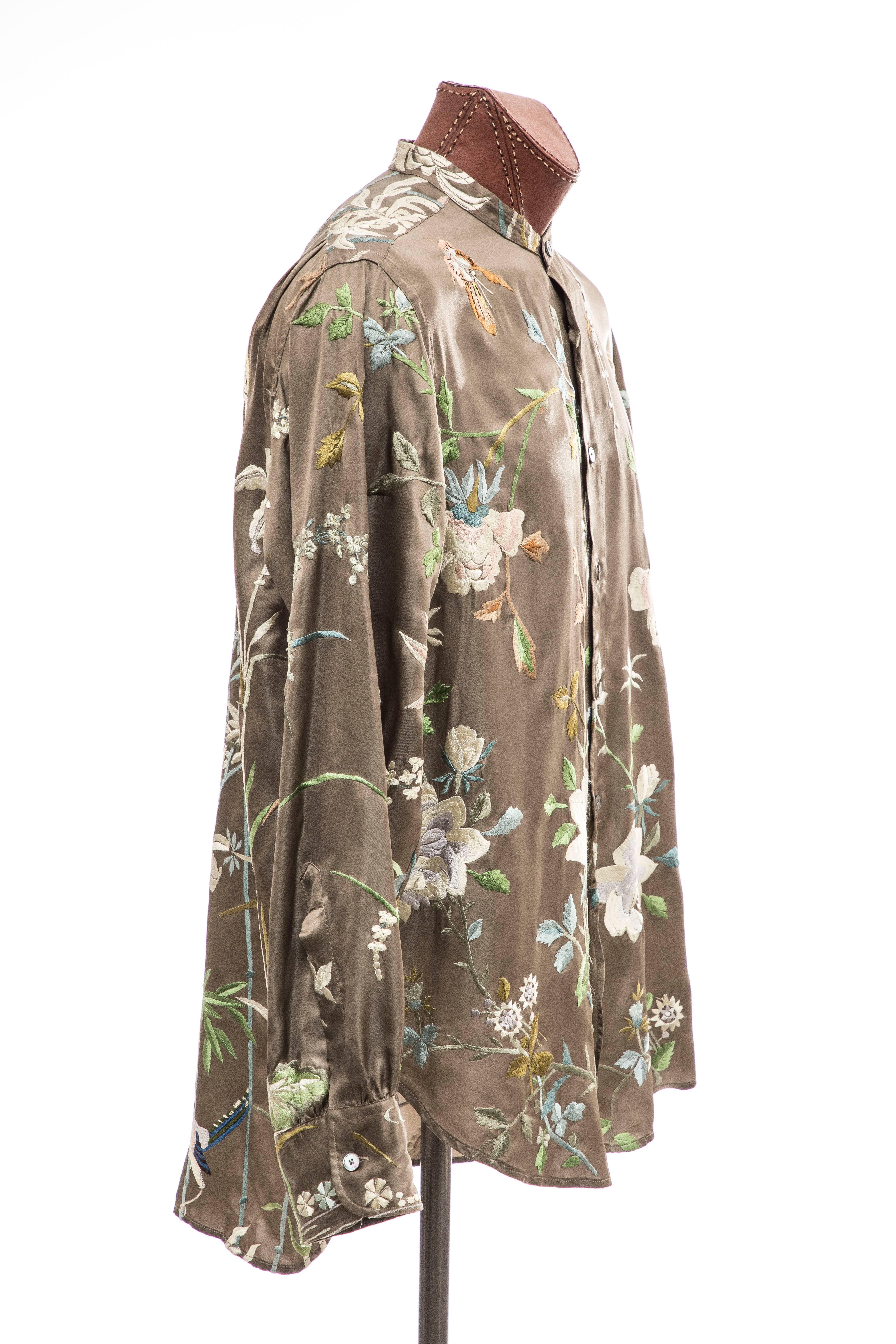 tom ford floral shirt