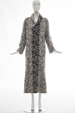 Gianfranco Ferre Snap Front Long Sweater Coat, Circa 1990's