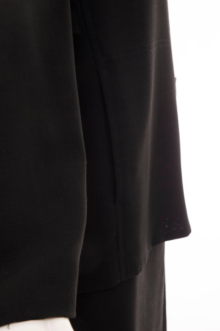Cerruti 1881 Black Lightweight Wool Gauze Skirt-Suit, Circa 1990's For ...