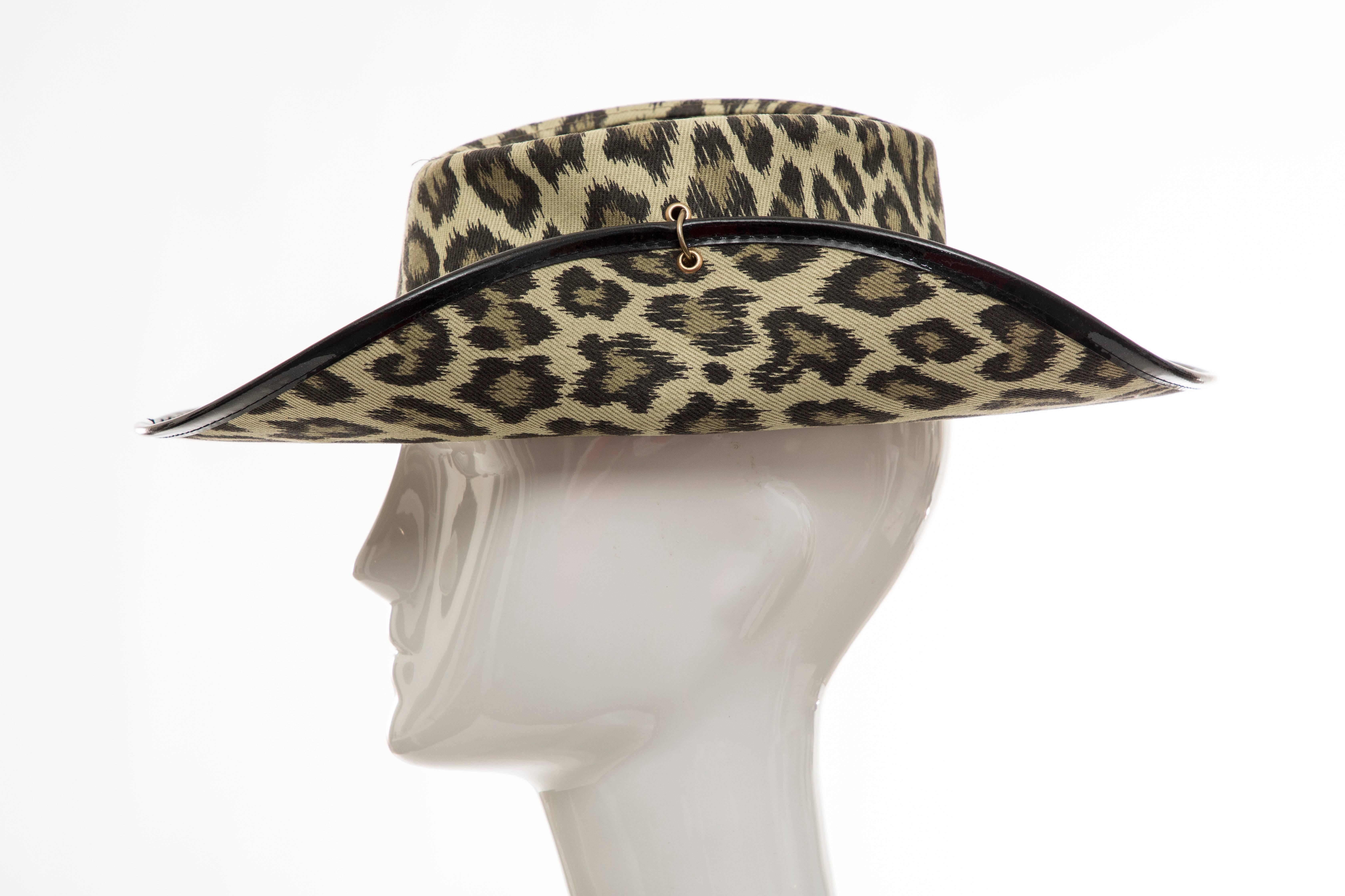 leopard print cowboy hat