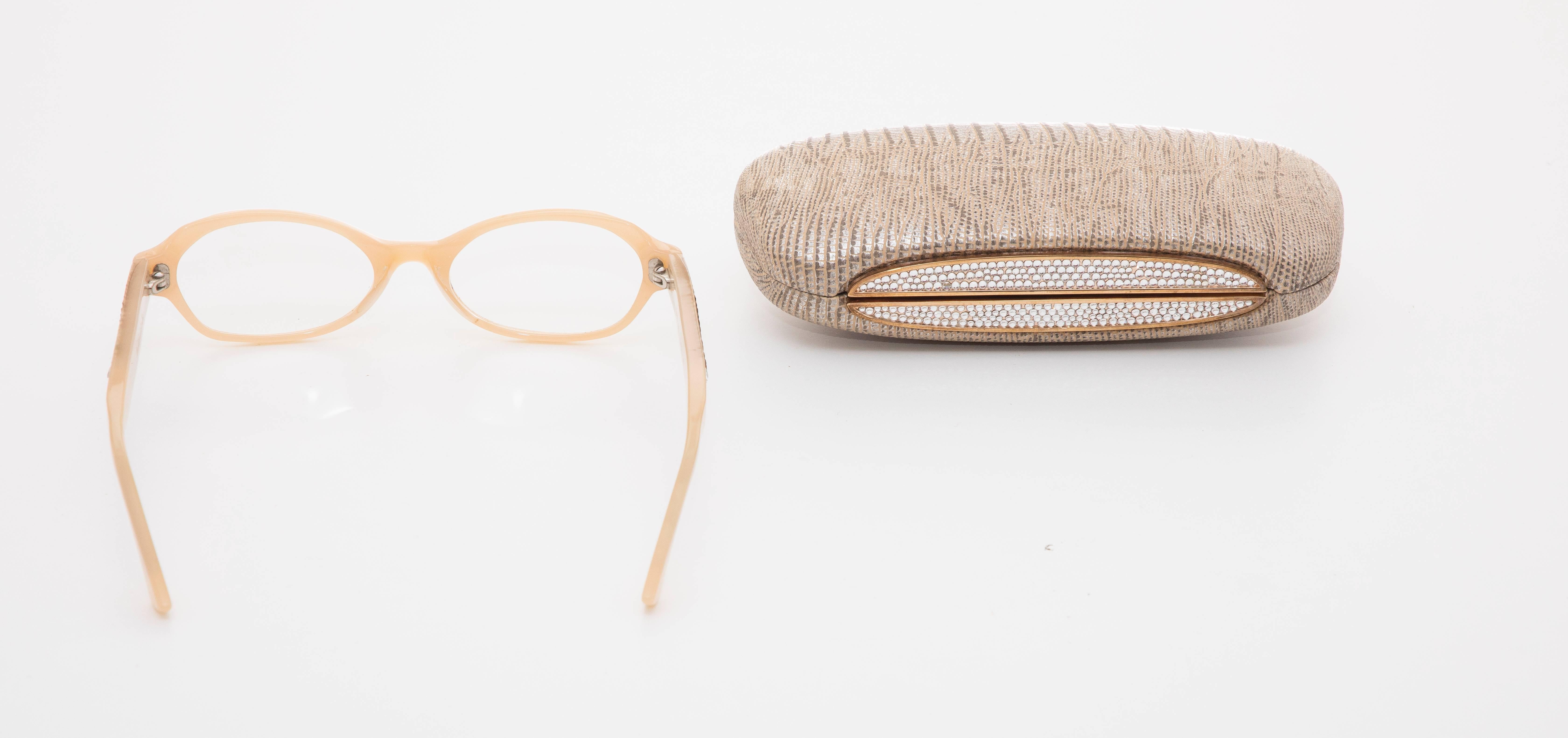 judith leiber eyeglasses with crystals