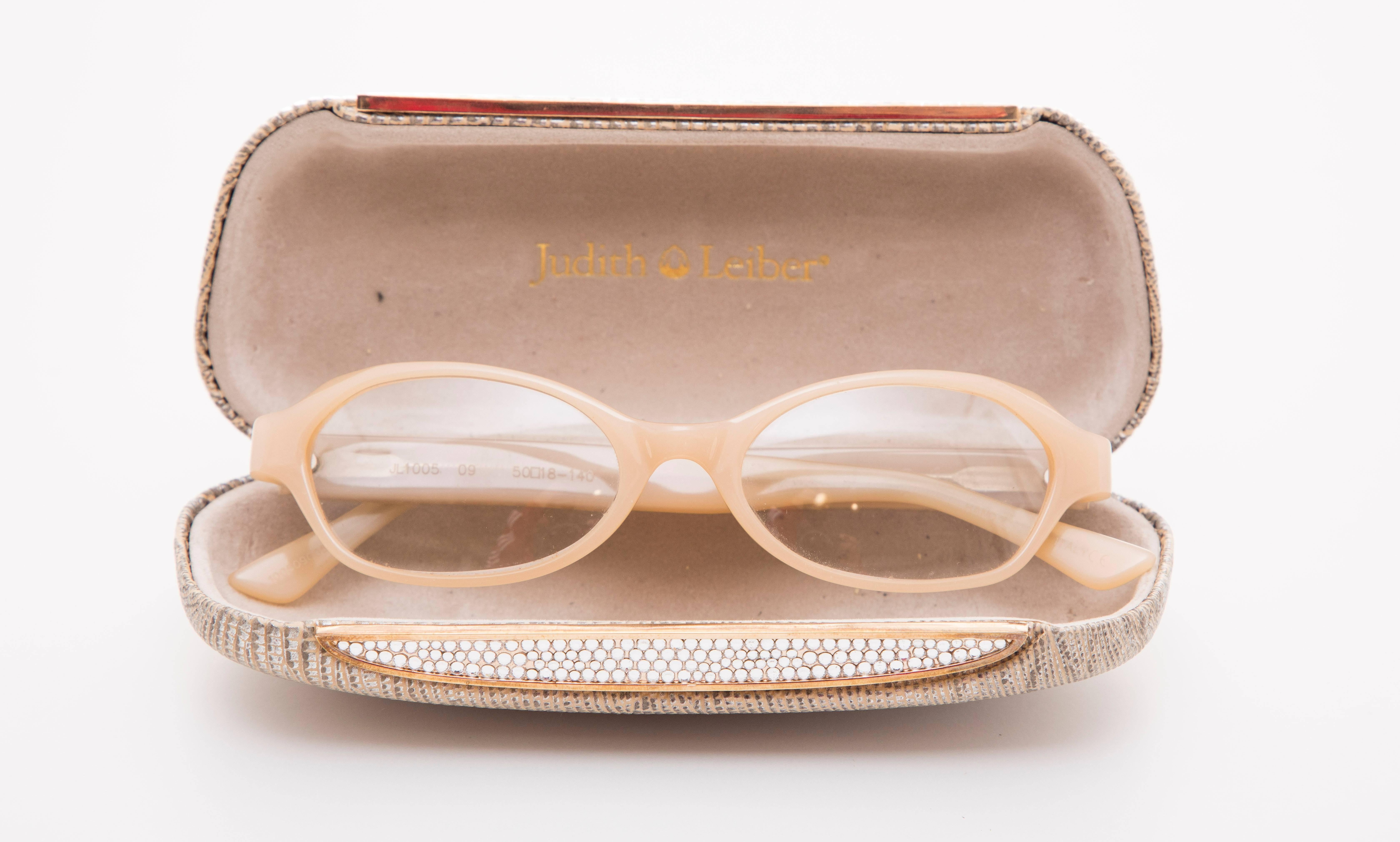 Judith Leiber Readers Reading Glasses With Crystal Case For Sale 2