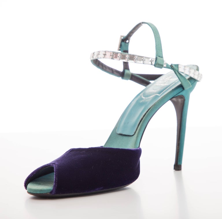 roger vivier satin