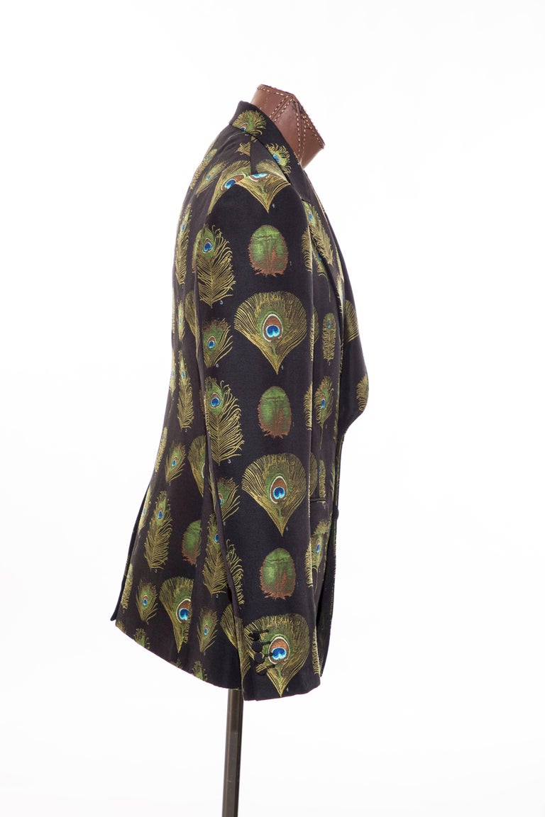 alexander mcqueen peacock suit