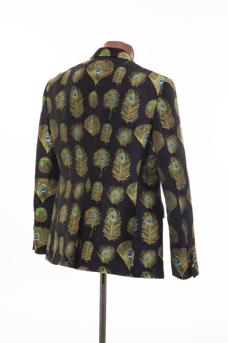 alexander mcqueen peacock suit
