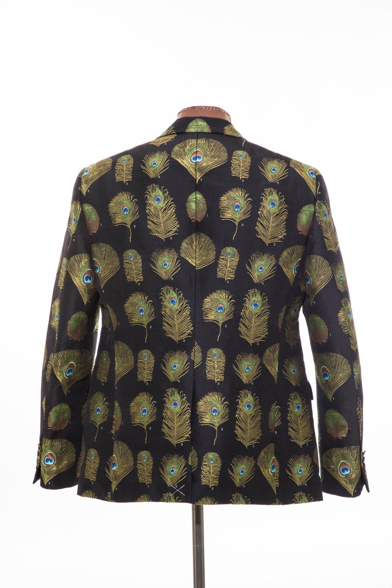 alexander mcqueen peacock suit