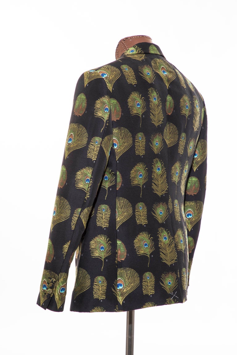 alexander mcqueen peacock suit