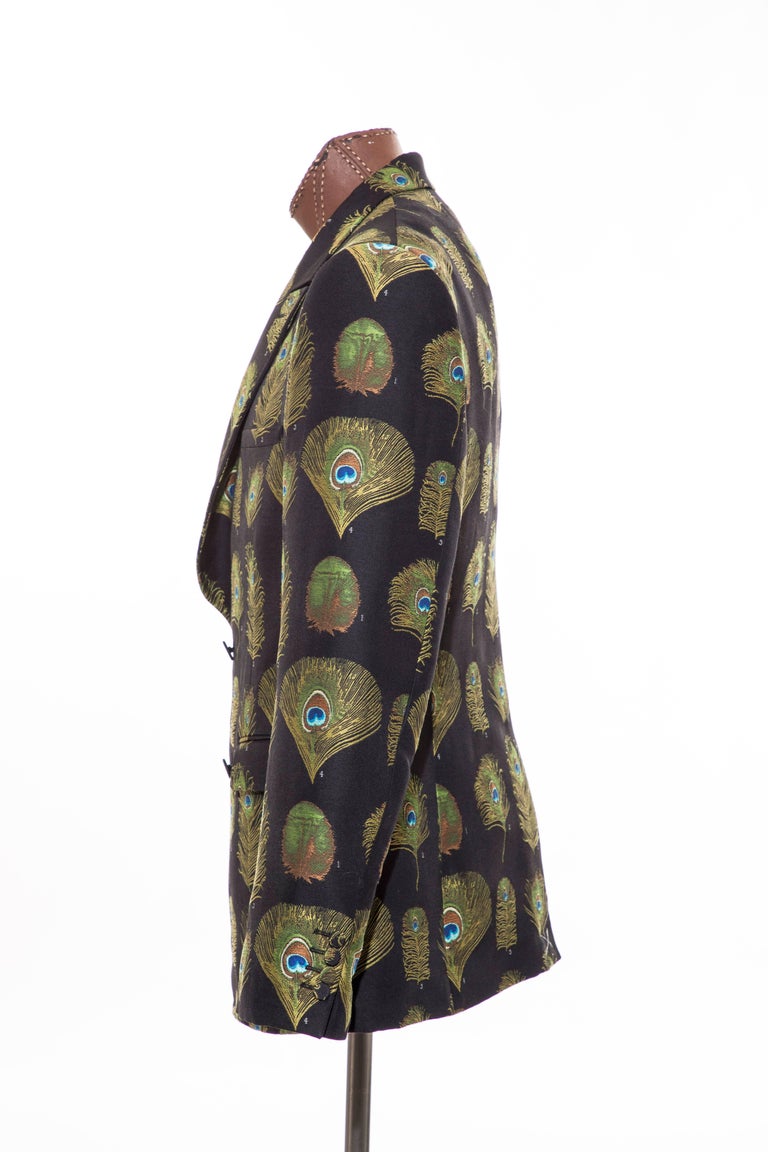 alexander mcqueen peacock suit