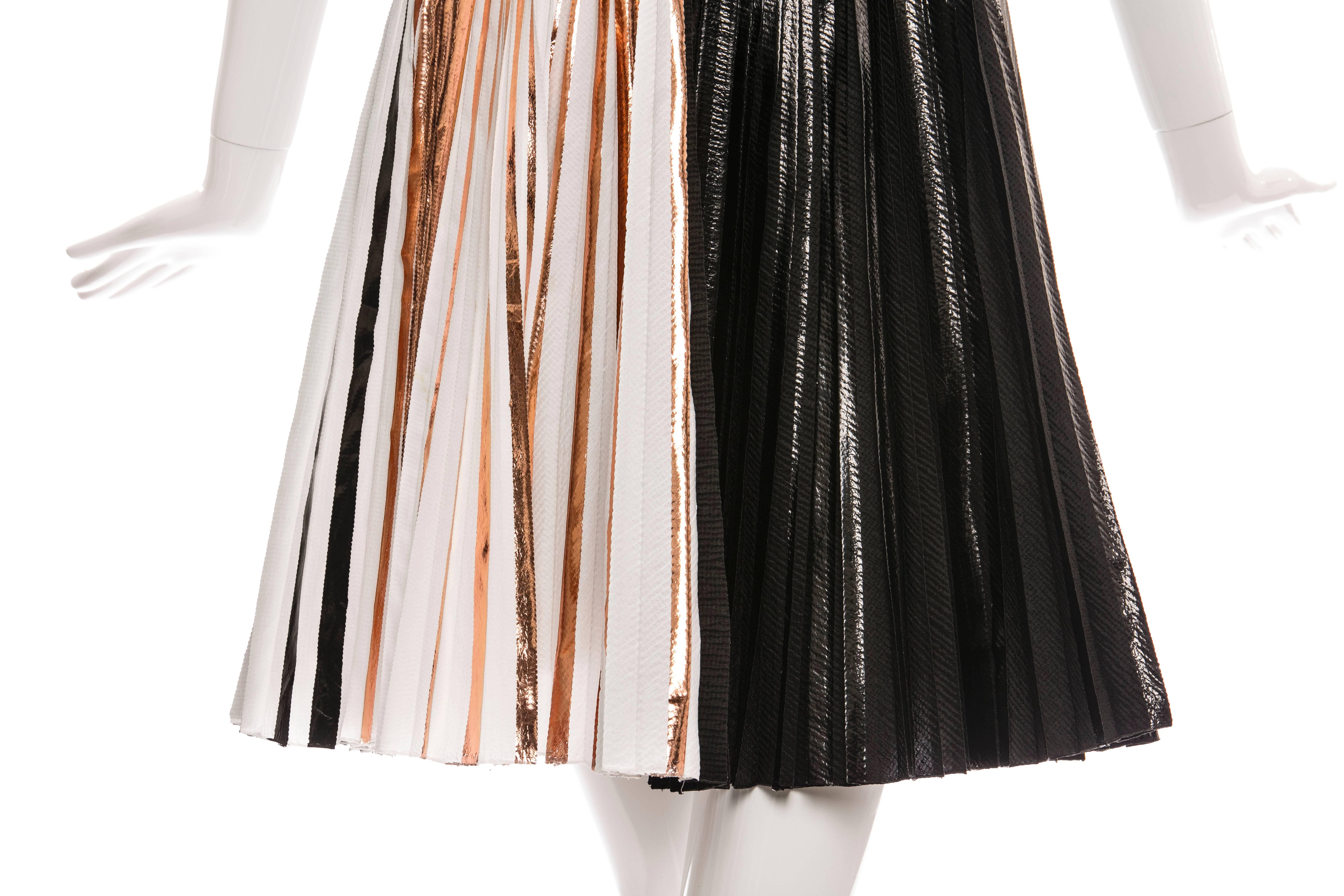 Proenza Schouler Runway Sleeveless Crystal Pleated Dress, Spring 2014 For Sale 1