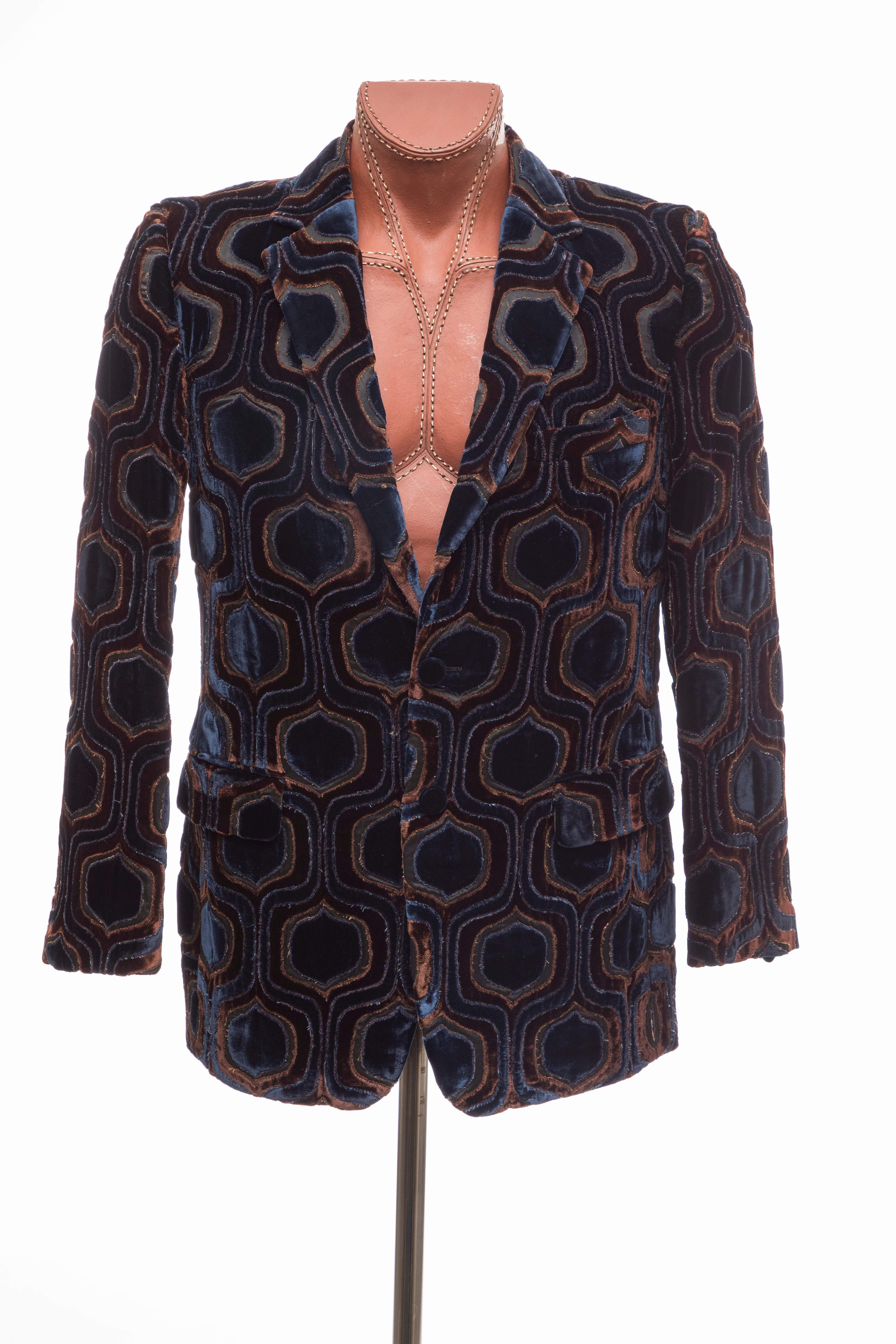 mens geometric jacket